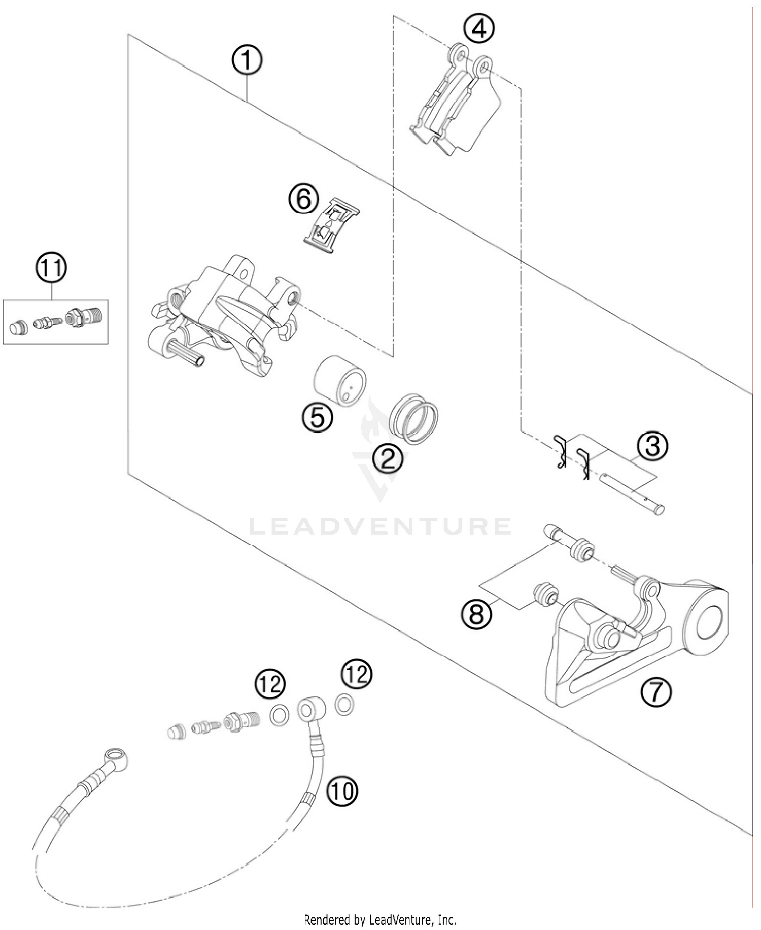 Brake Caliper Rear