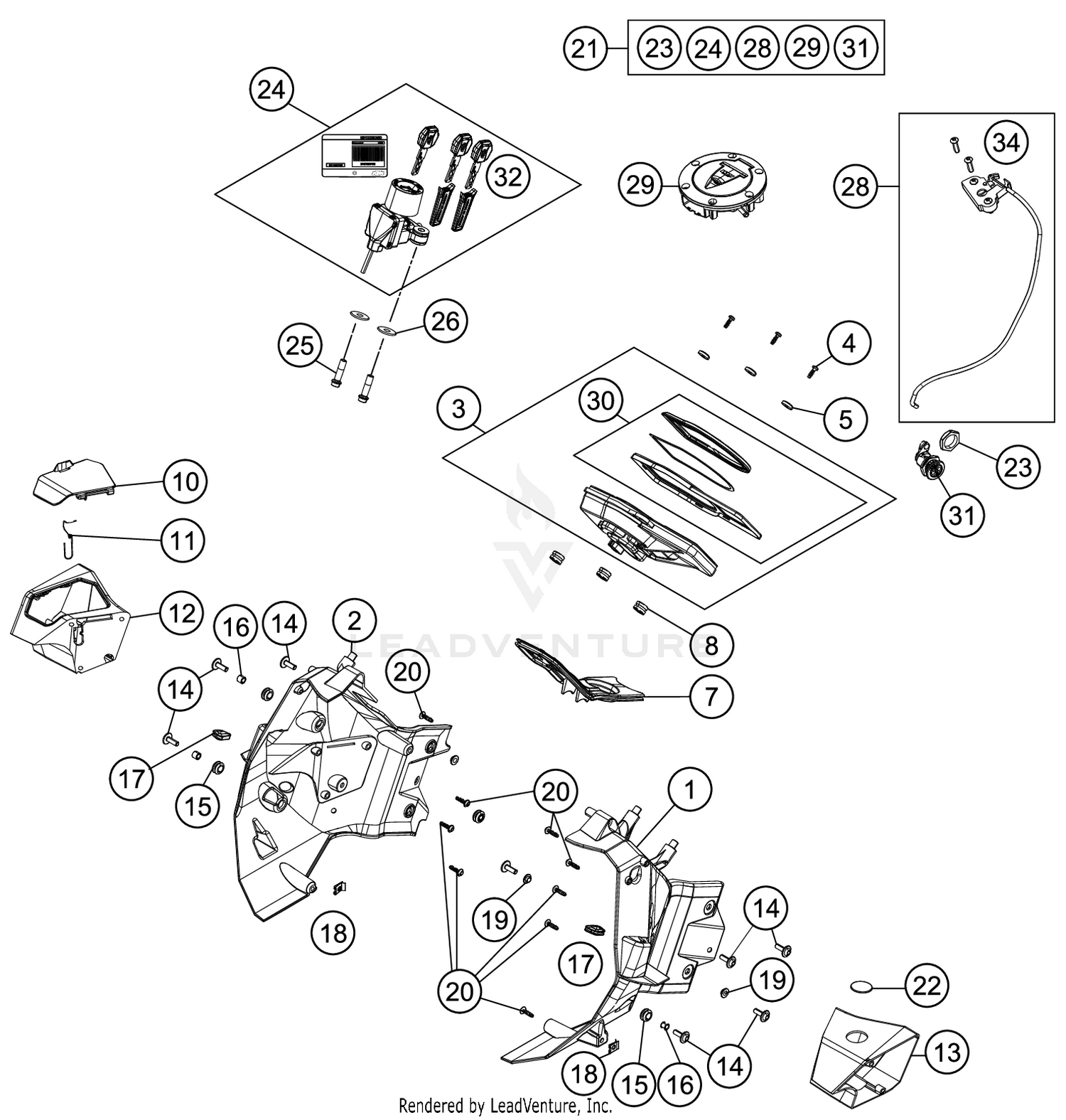 INSTRUMENTS / LOCK SYSTEM