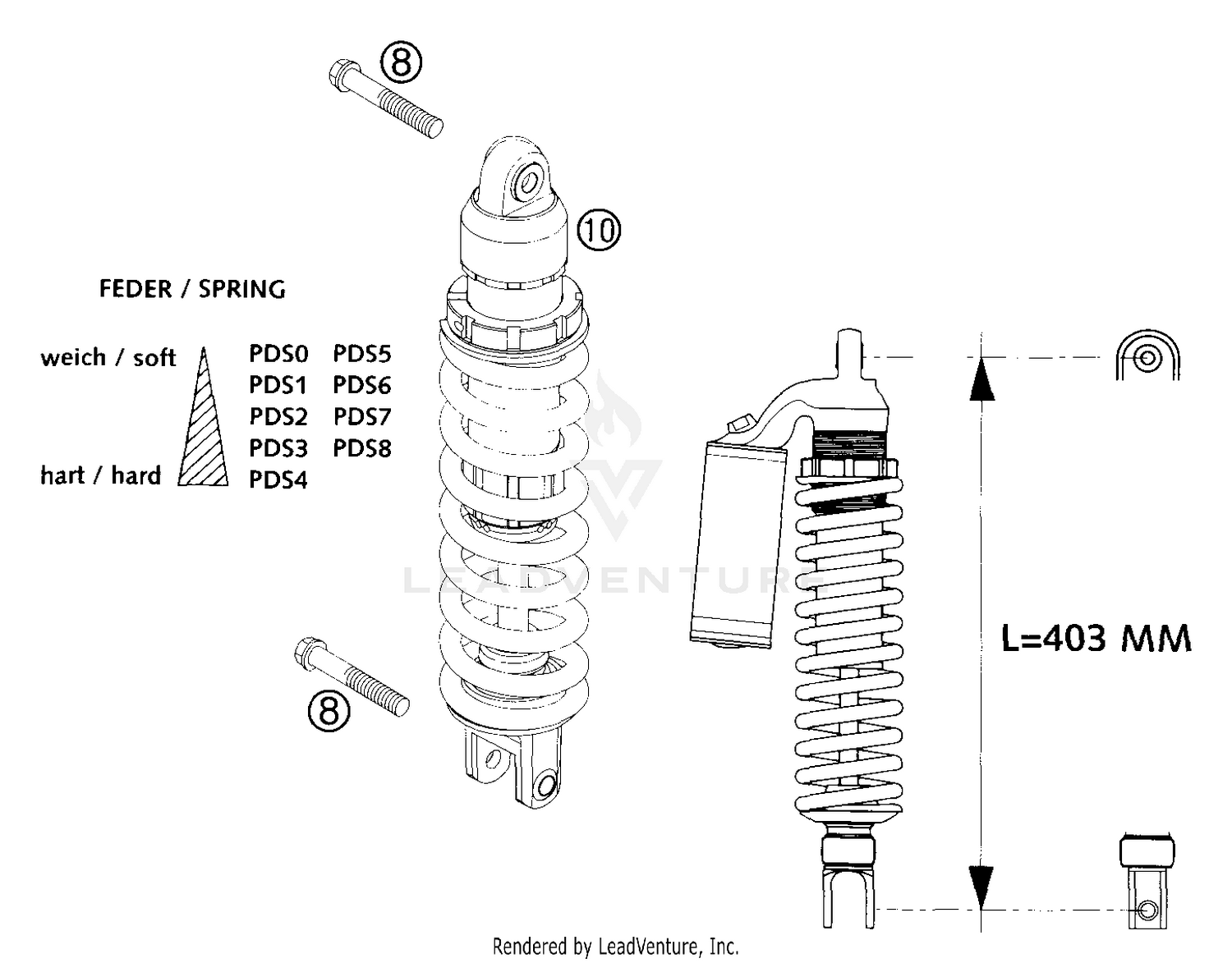 Shock Absorber WP PDS