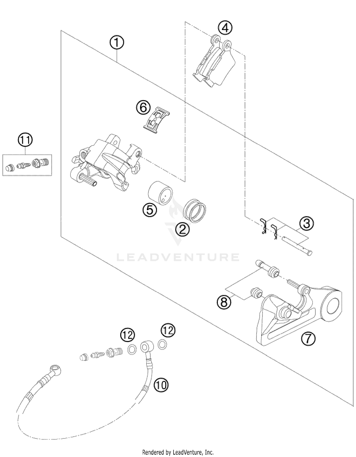 Brake Caliper Rear