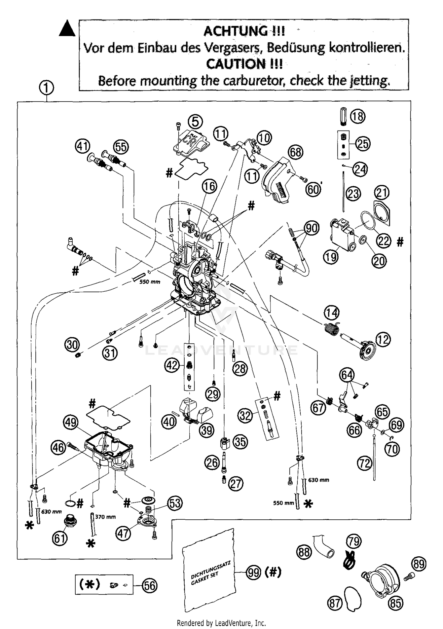 Carburetor FCR-MX 37