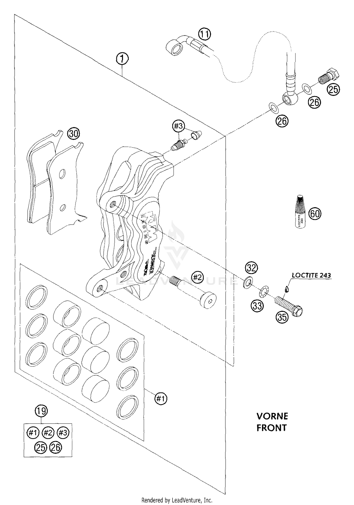 Brake Caliper Front Beringer
