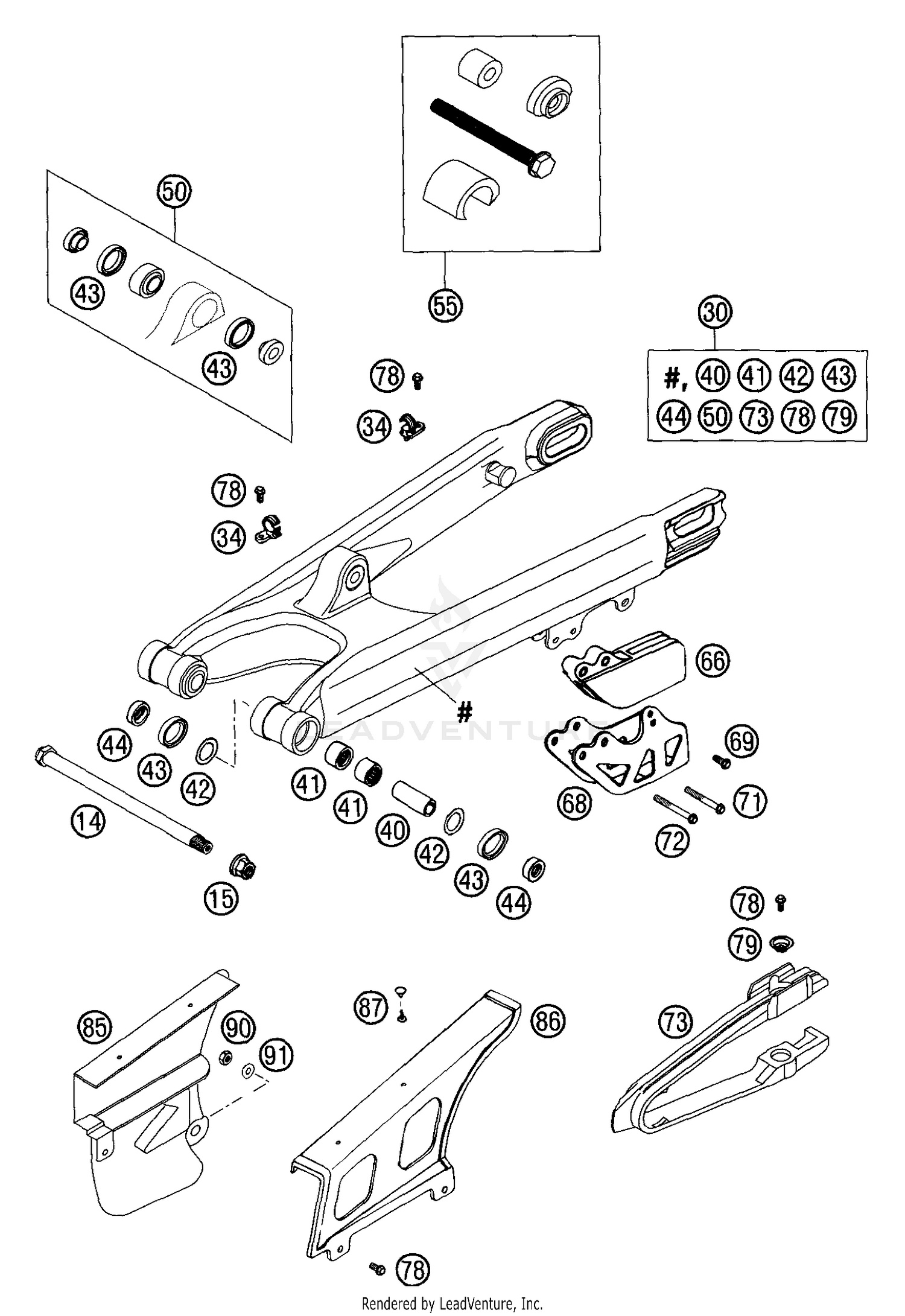 Swingarm, Chain Guard