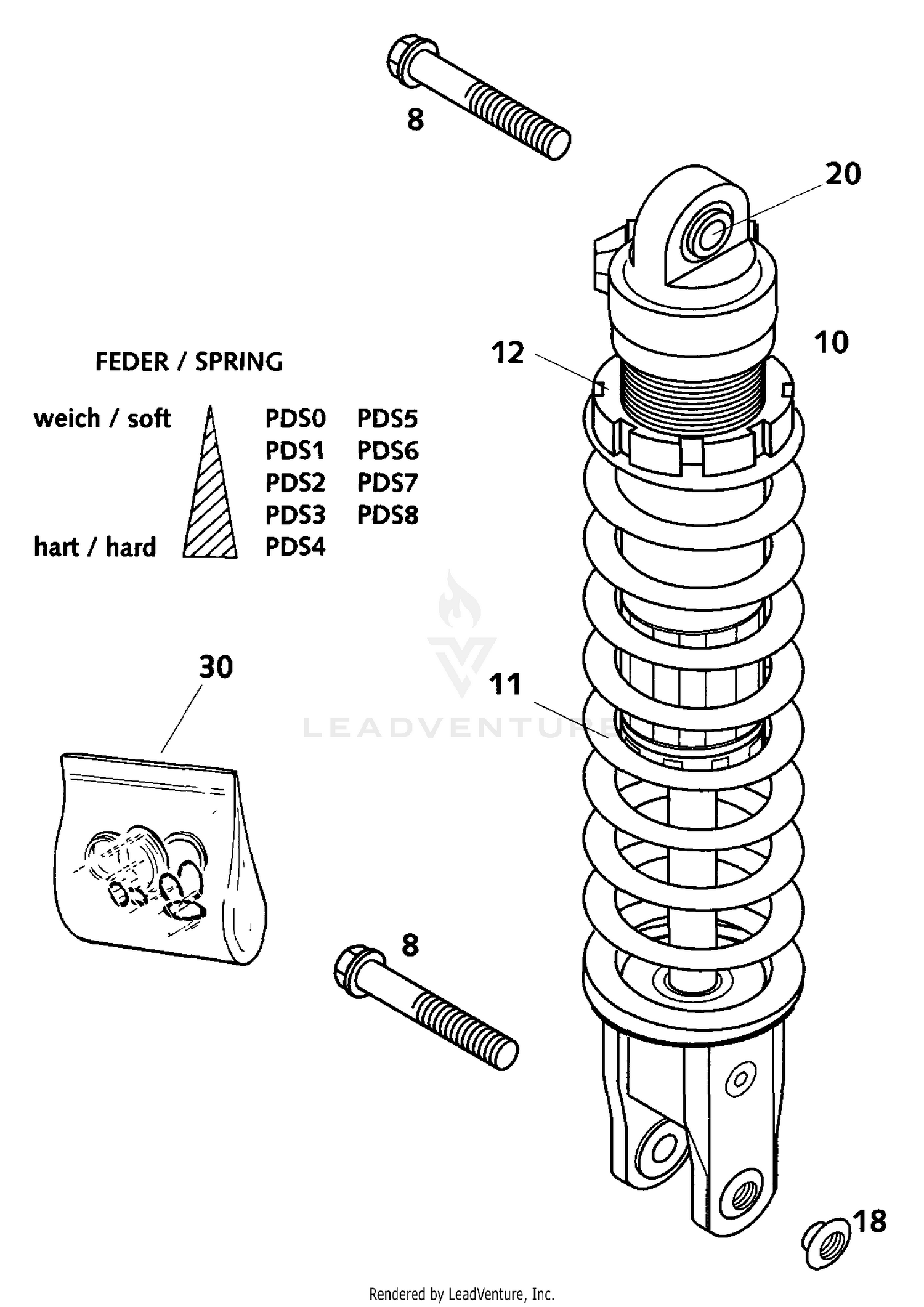 Shock Absorber WP PDS