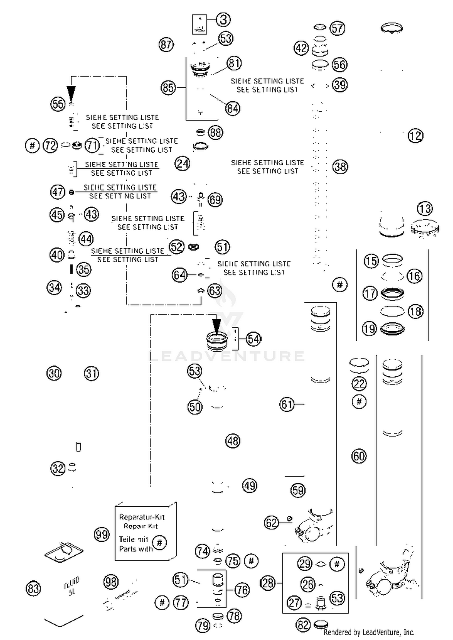 Front Fork Disassembled