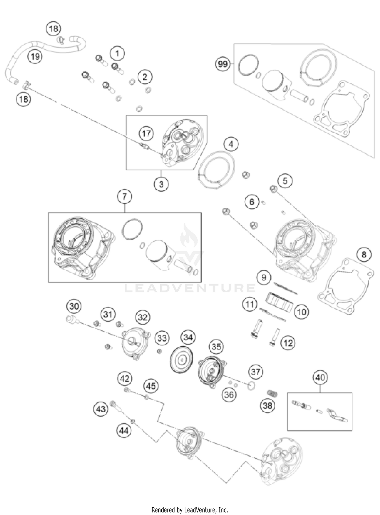 CYLINDER, CYLINDER HEAD