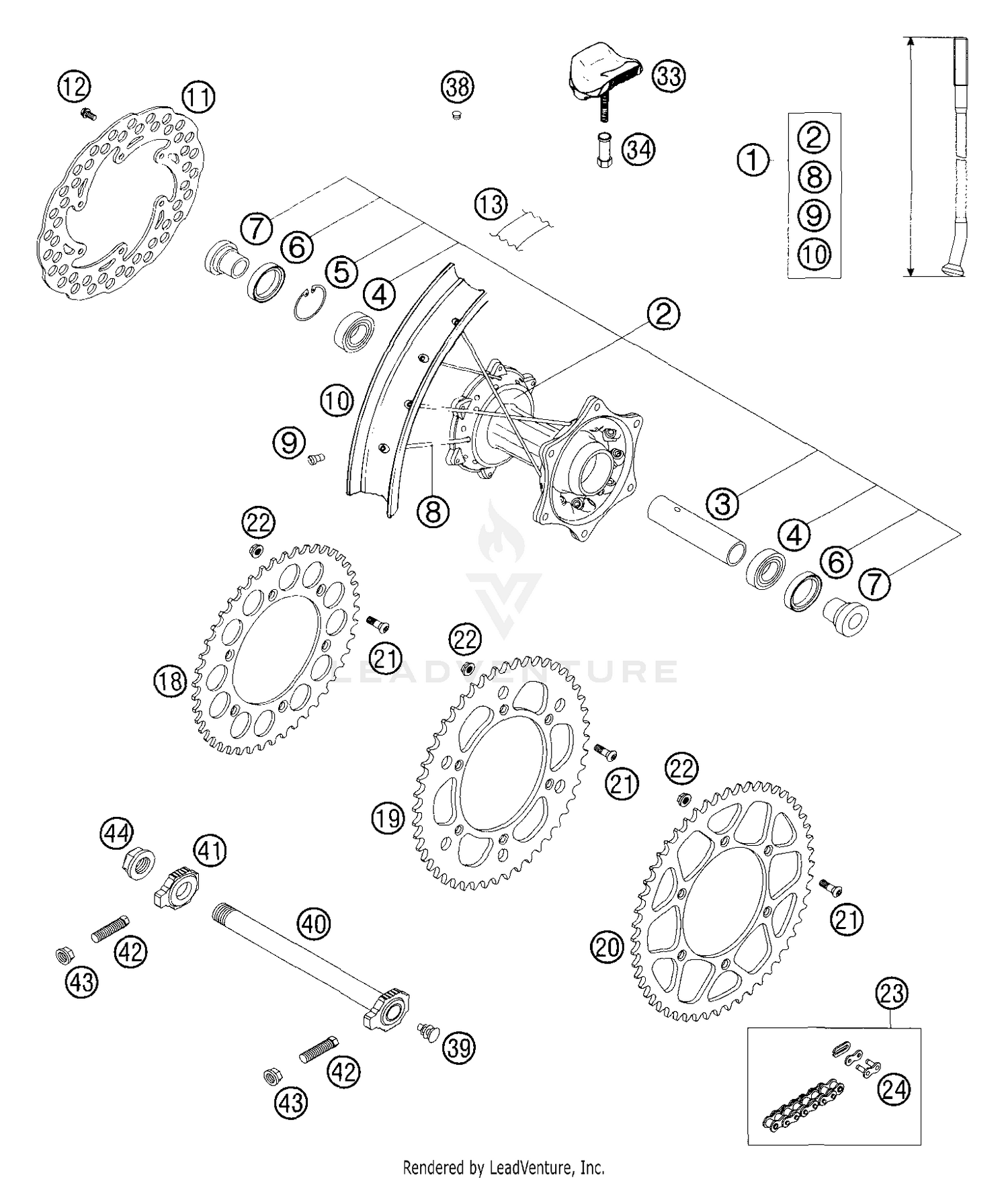 Rear Wheel 18