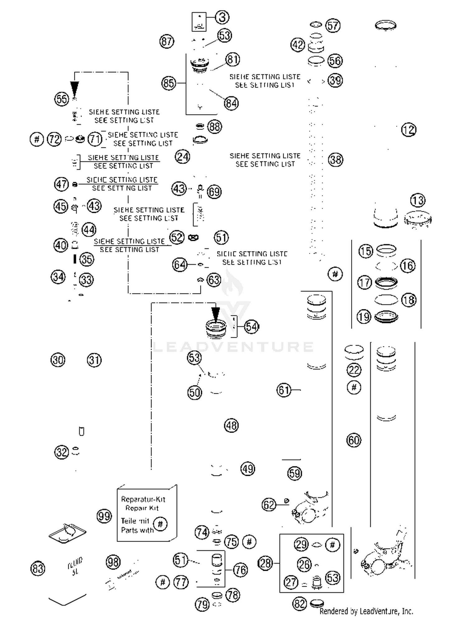 Front Fork Disassembled