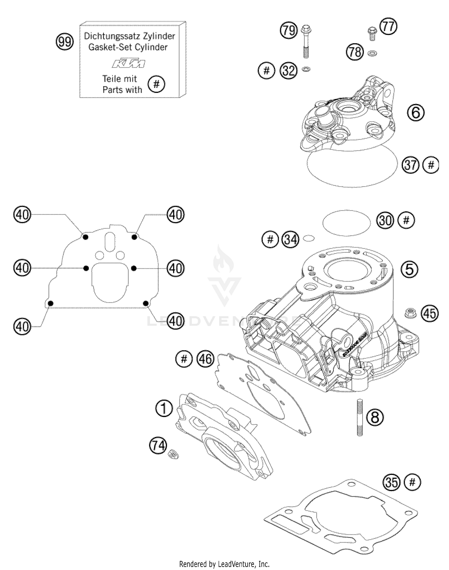 Cylinder, Cylinder Head