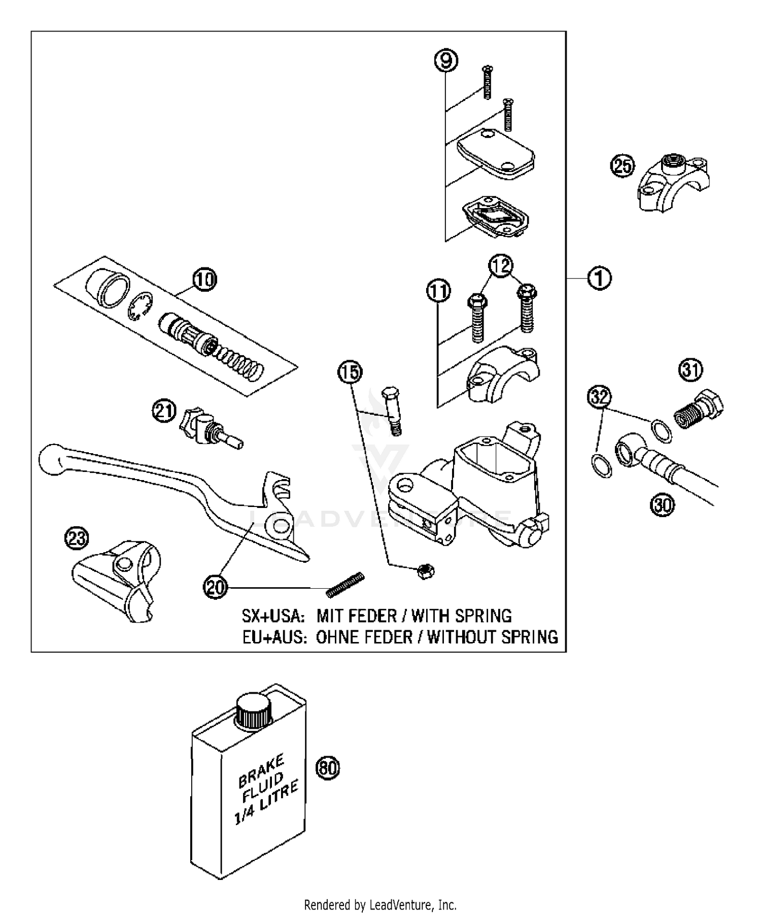Hand Brake Cylinder