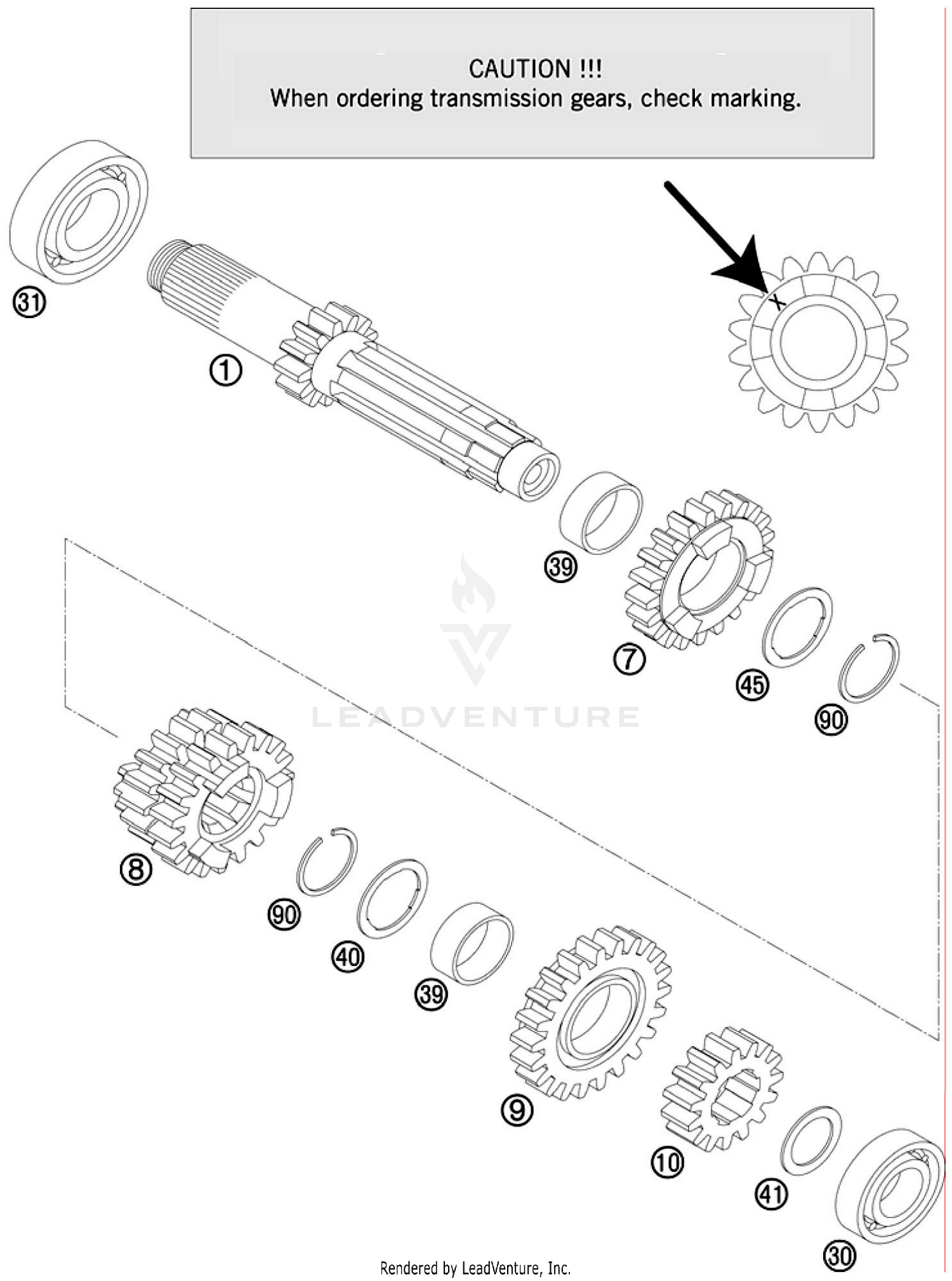 Transmission I - Main Shaft