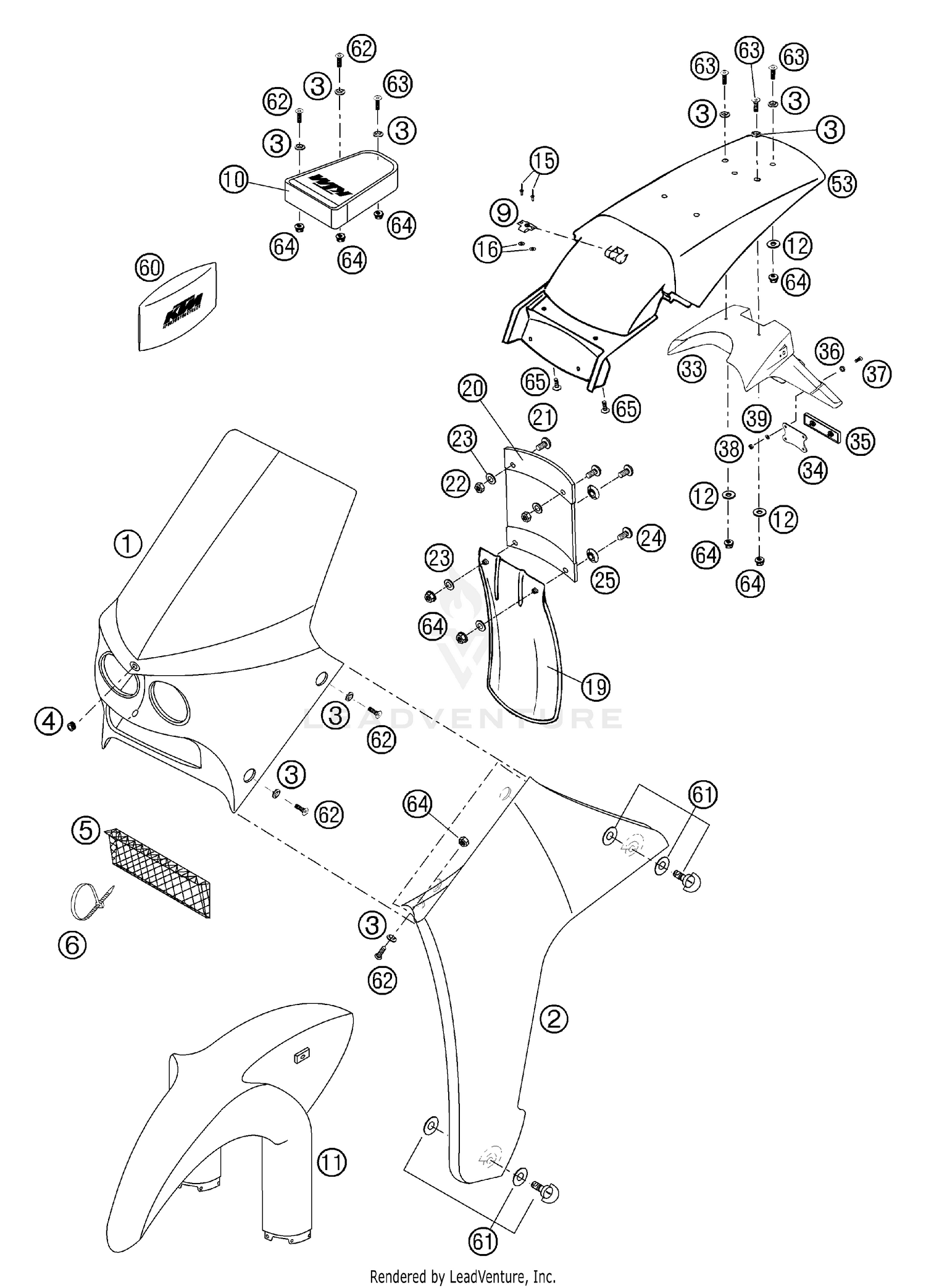 Mask, Fenders