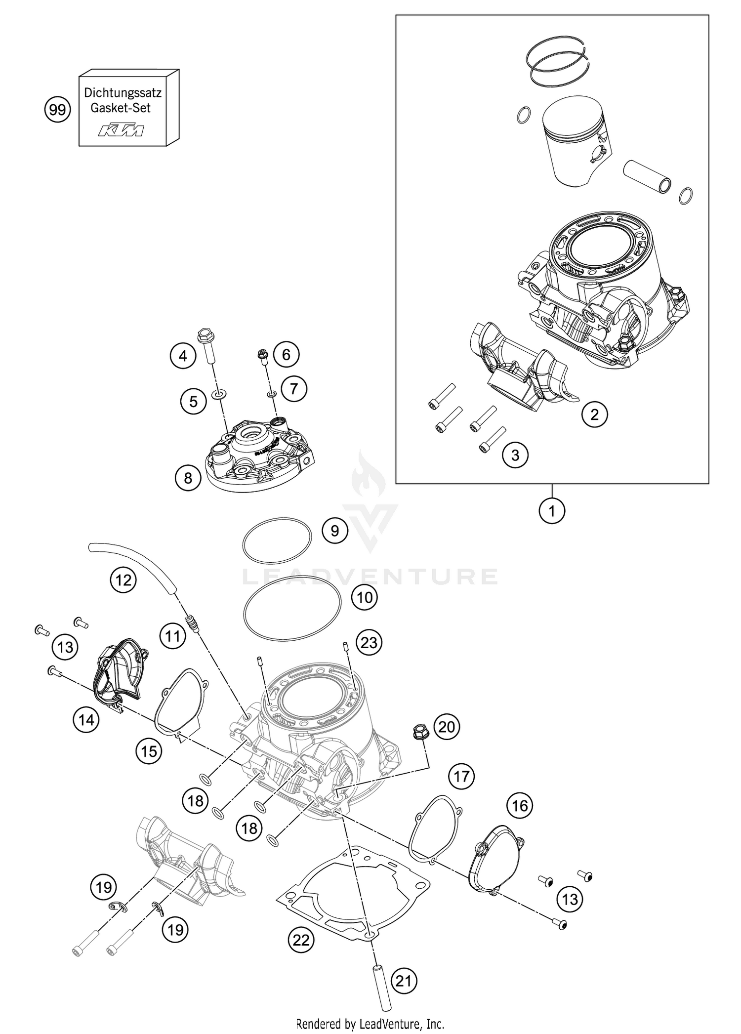 CYLINDER, CYLINDER HEAD