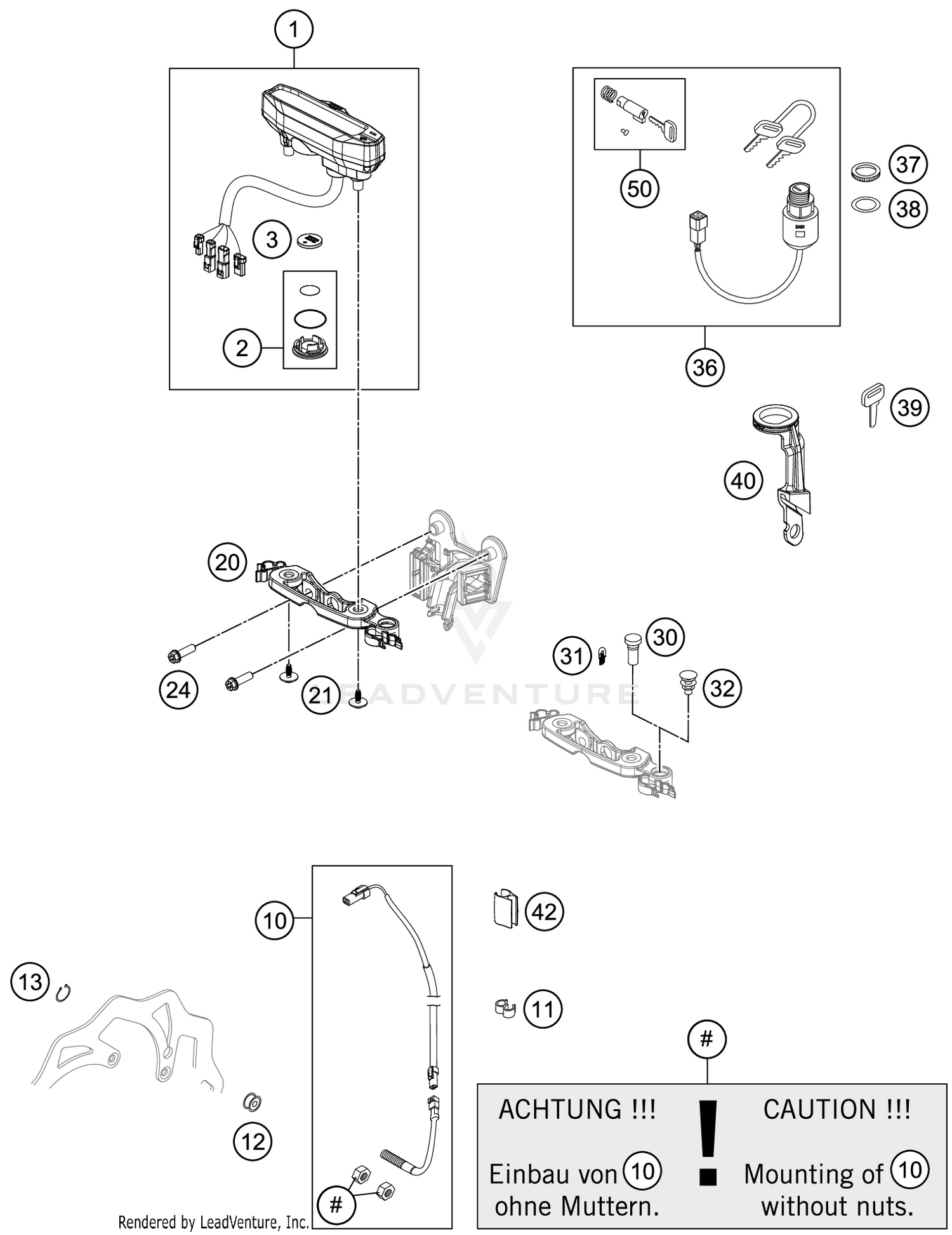 INSTRUMENTS / LOCK SYSTEM