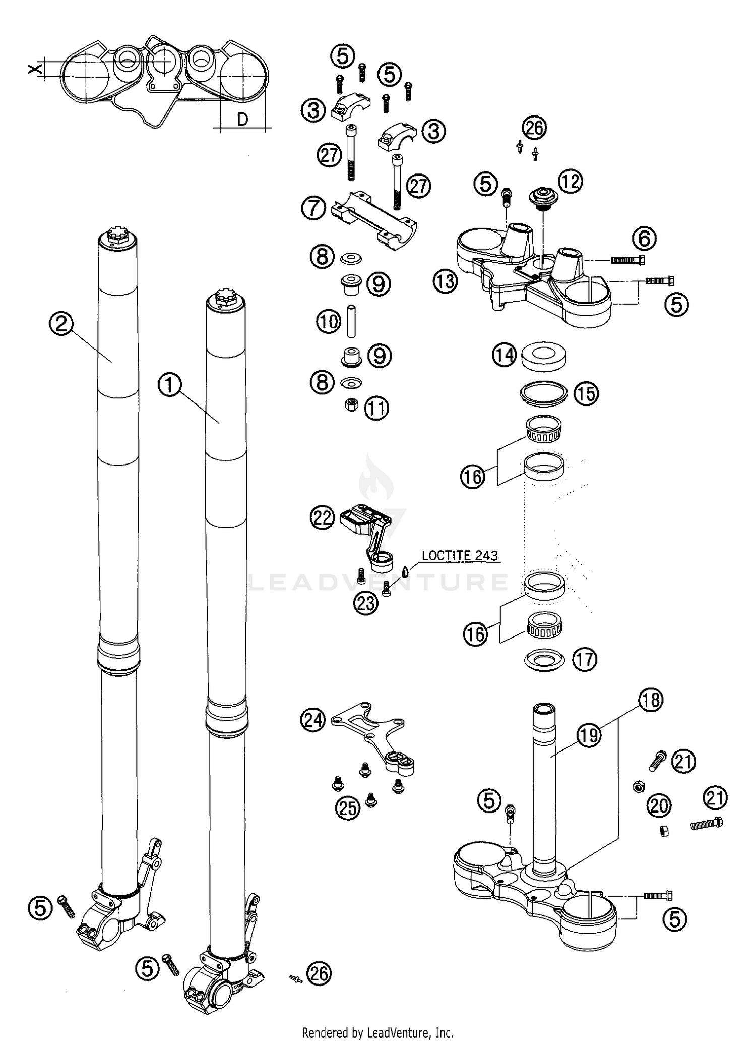 Front Fork WP USD 48