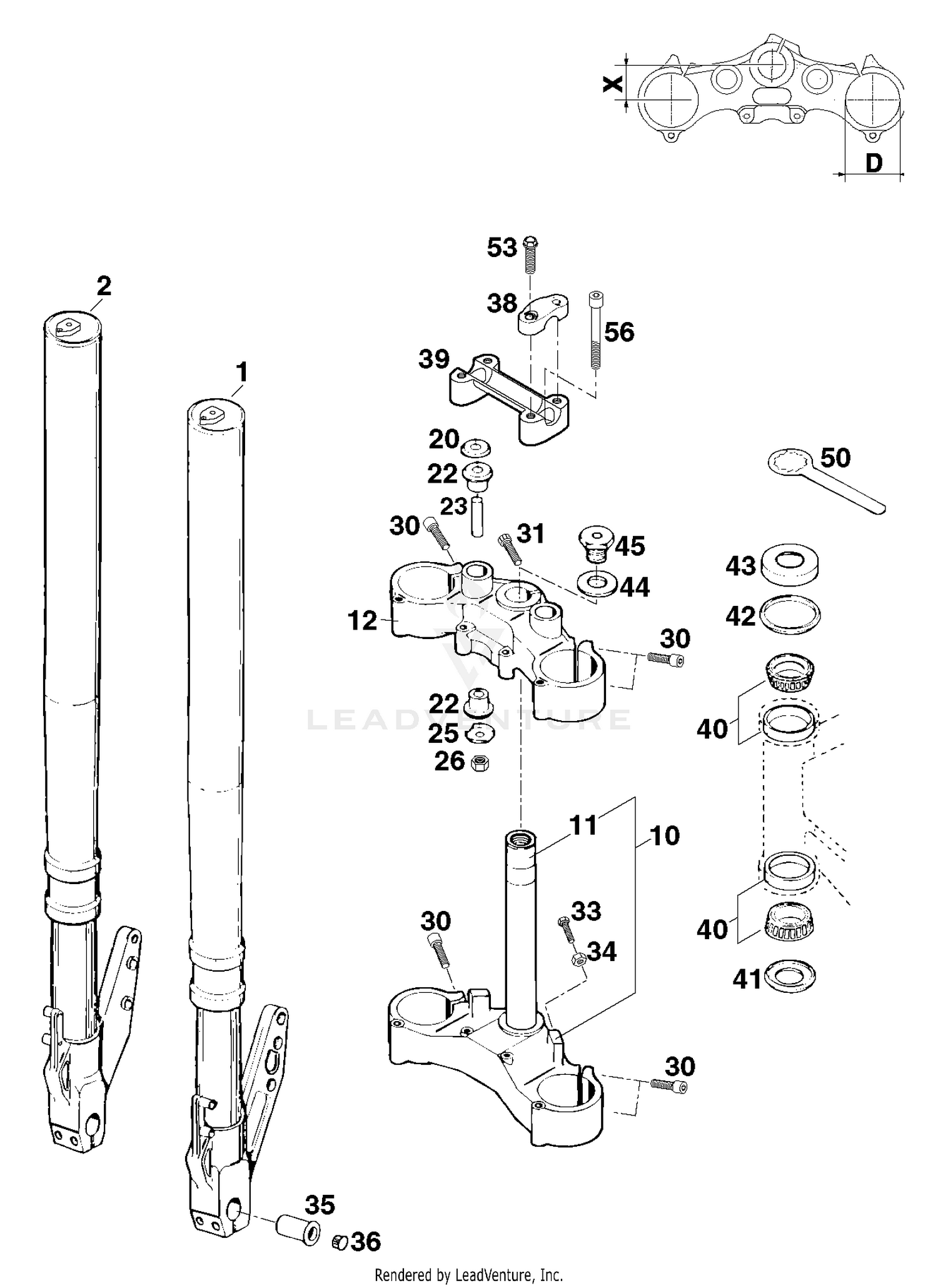 Front Fork White Power