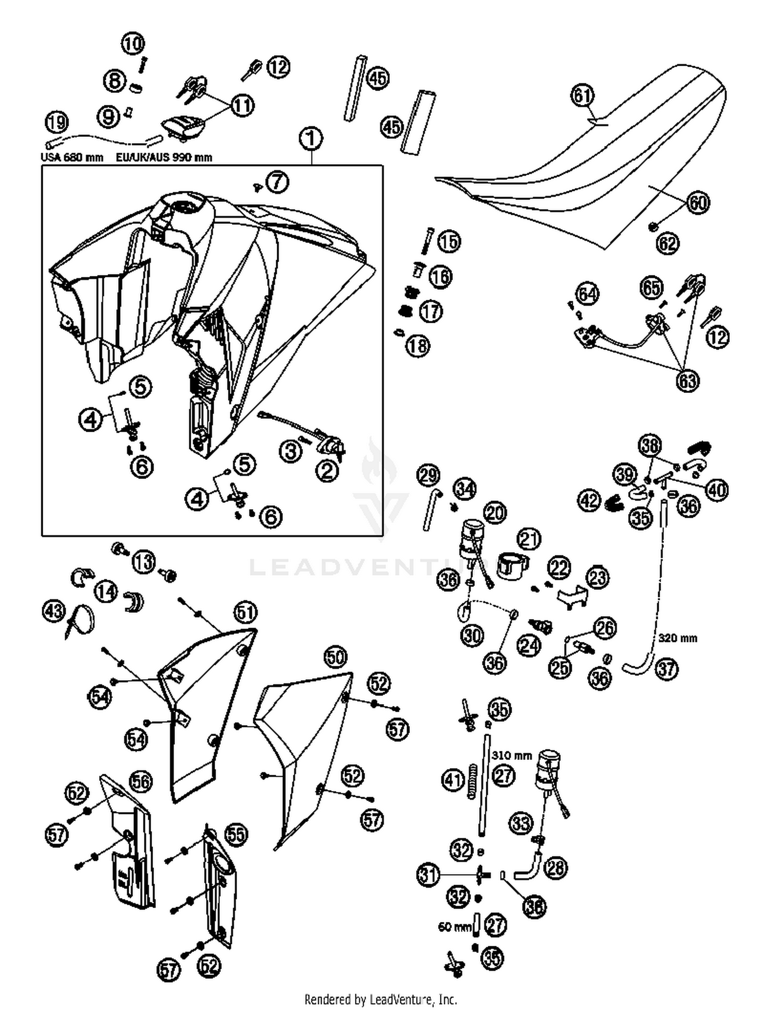 Tank, Seat Cover