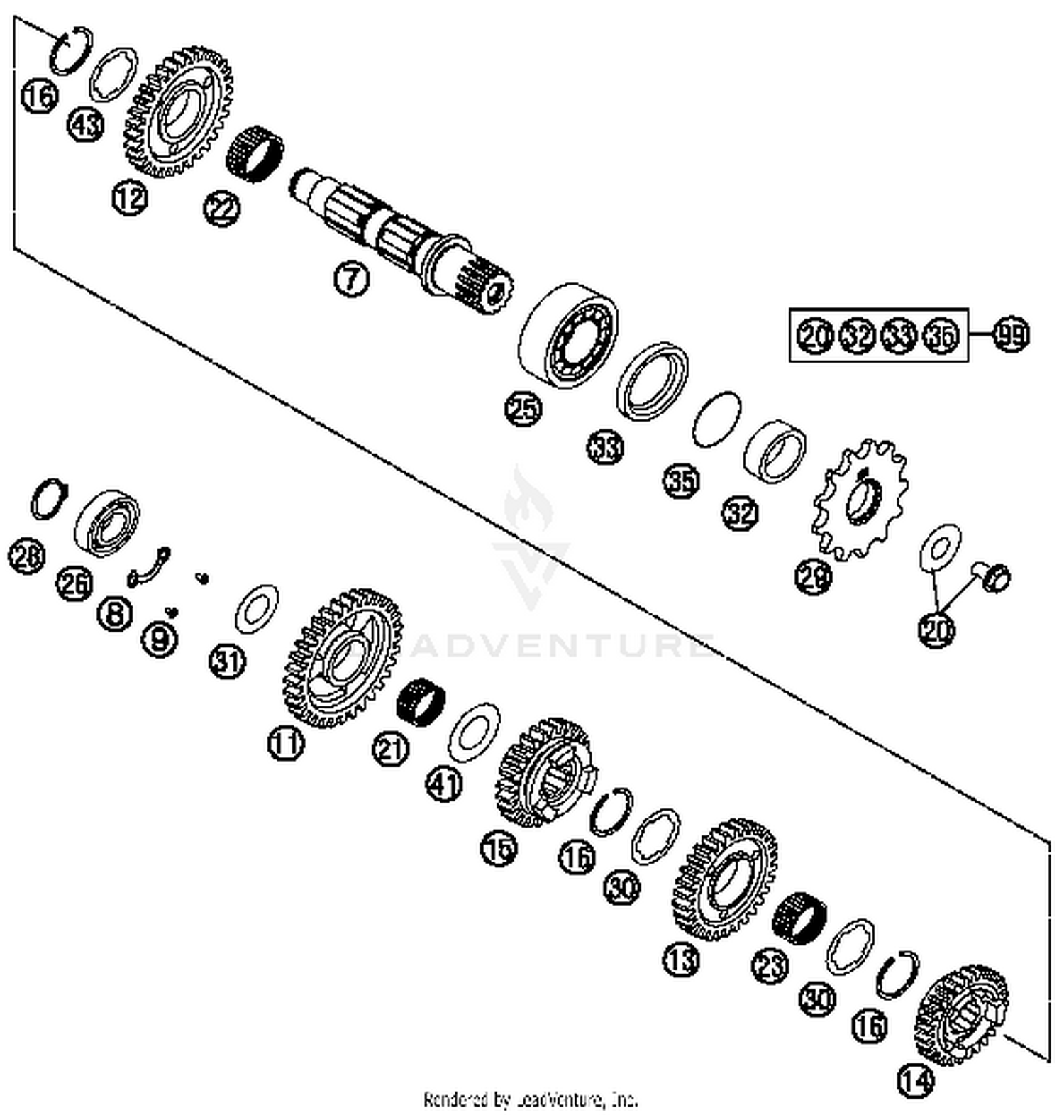 Transmission II - Countershaft