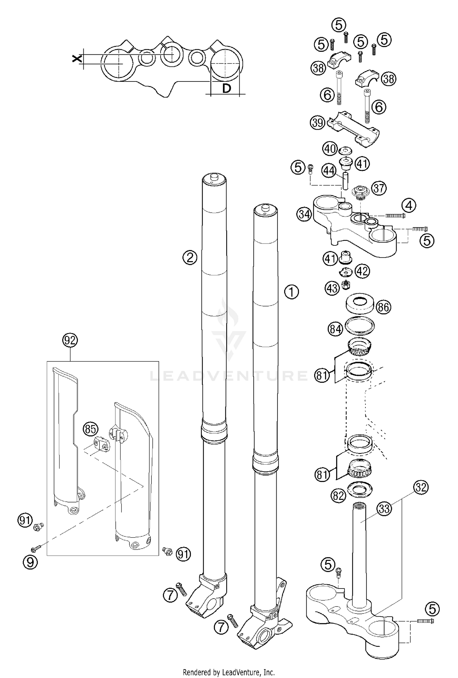 Front Fork WP USD 43