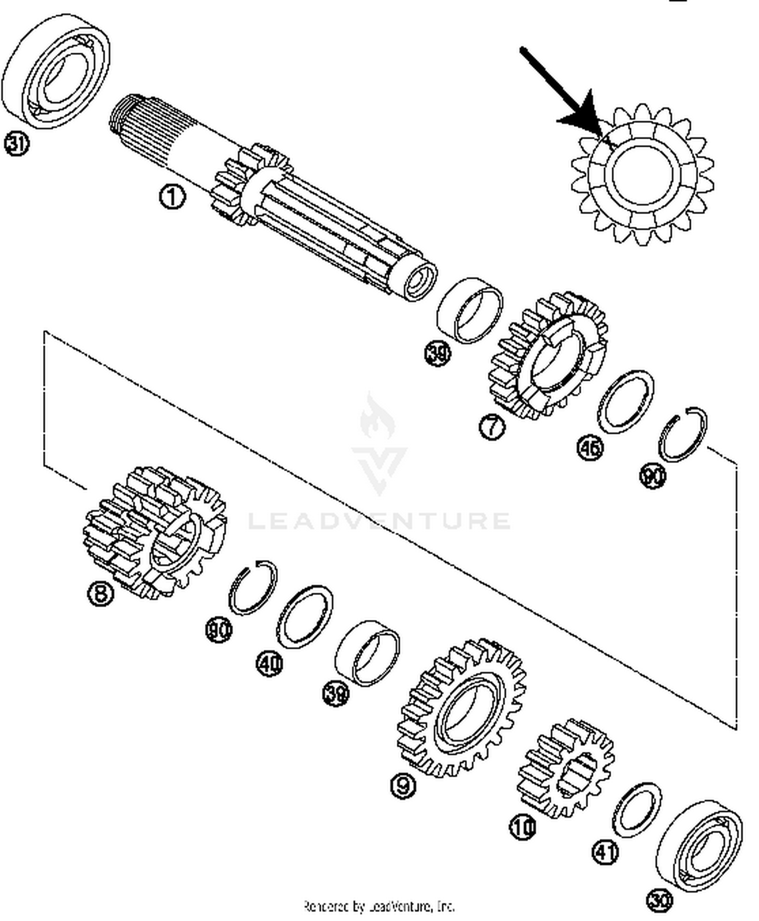 Transmission I - Main Shaft
