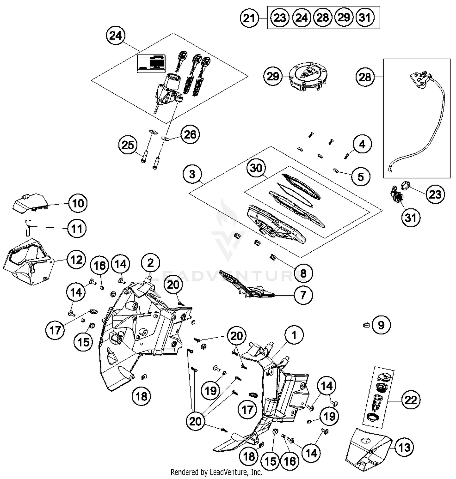 Instruments / Locksystem