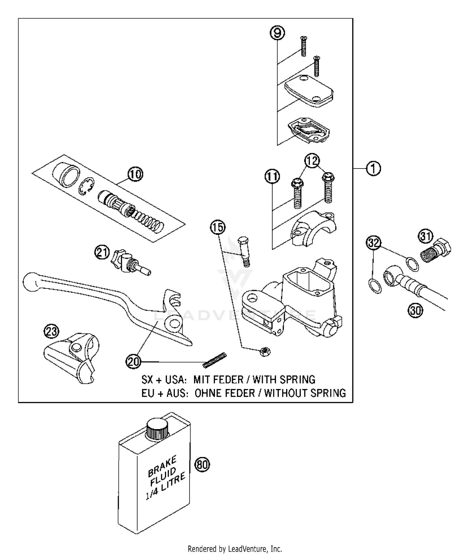 Hand Brake Cylinder