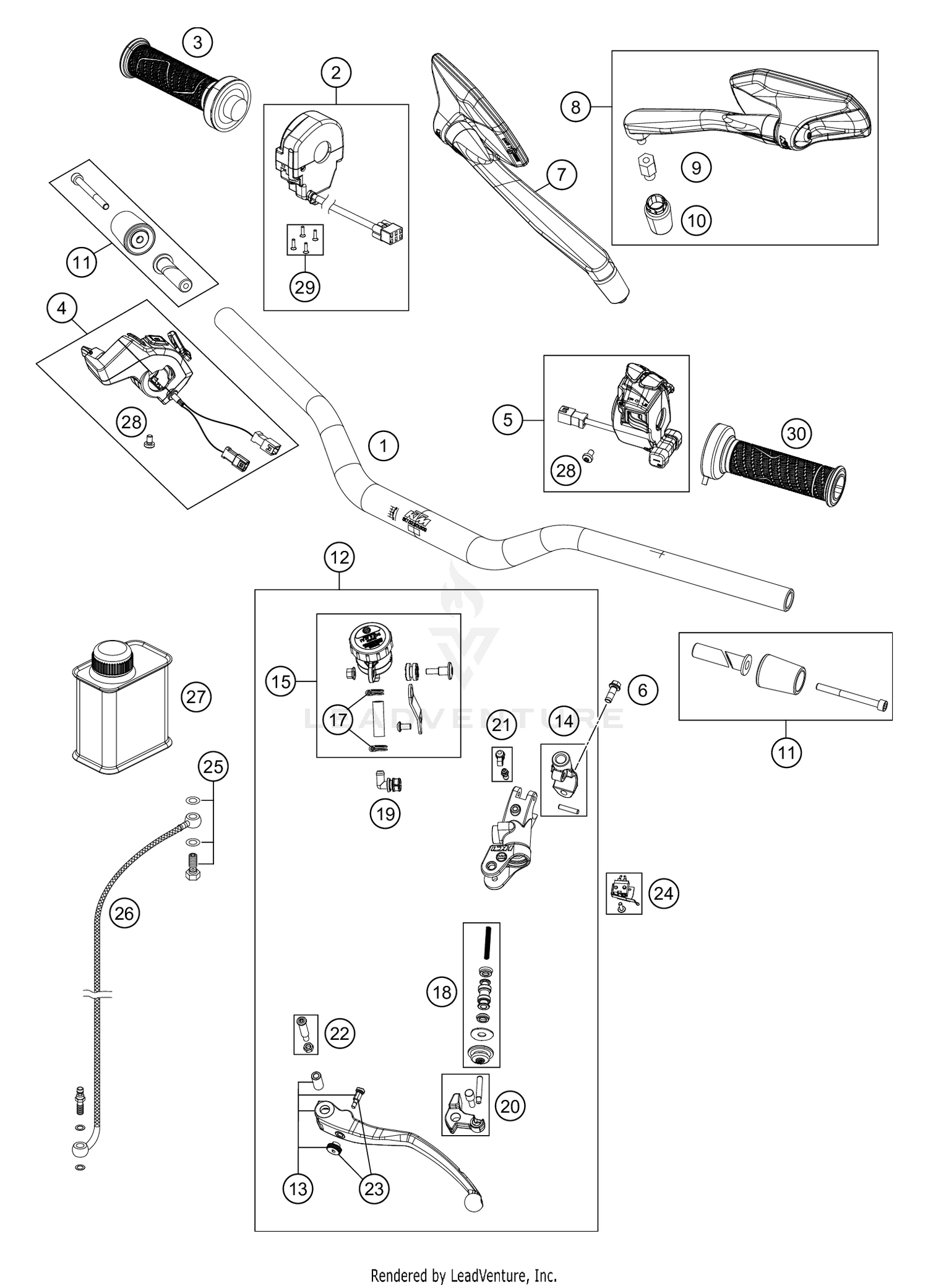 HANDLEBAR, CONTROLS