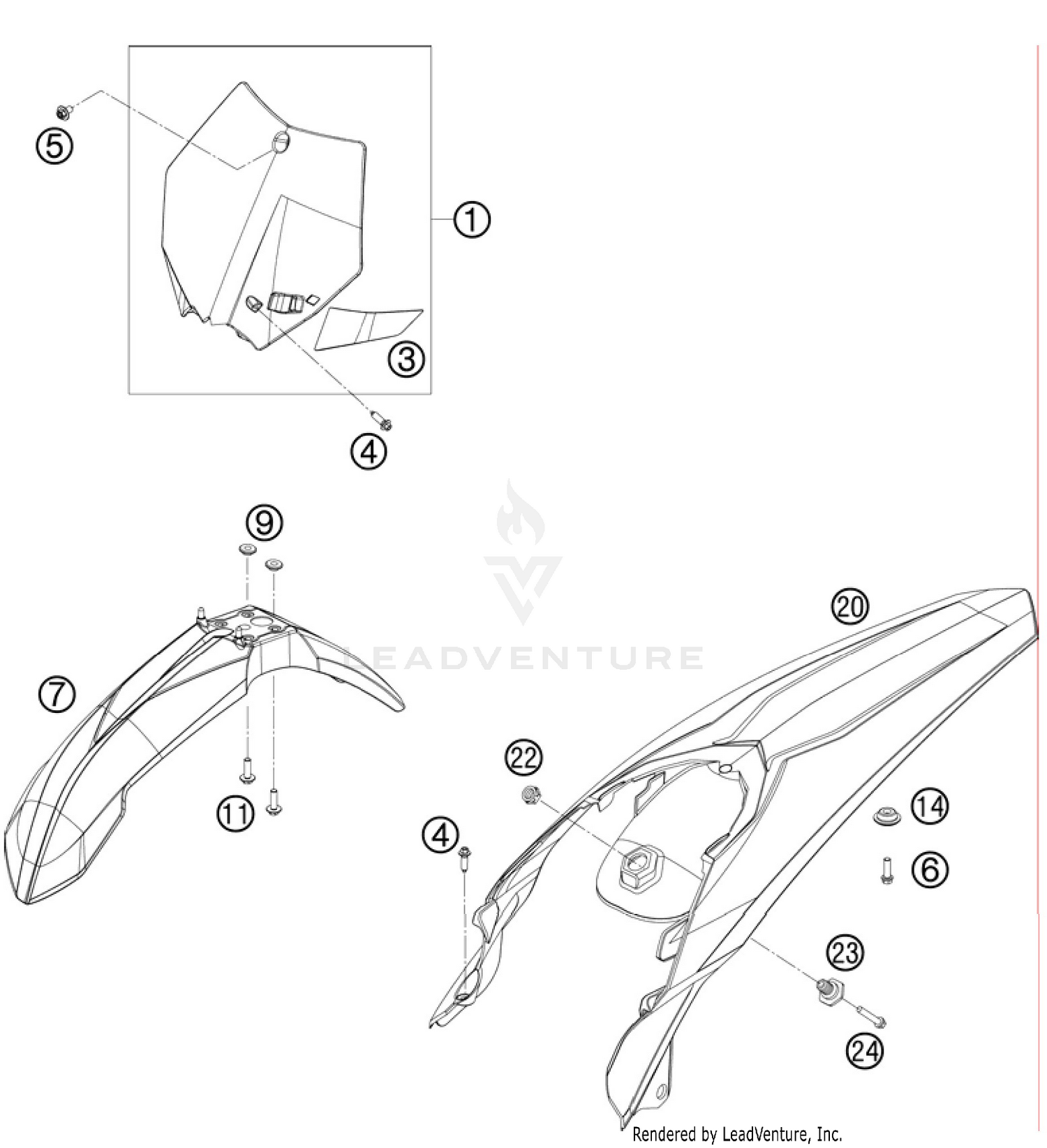 Mask, Fenders