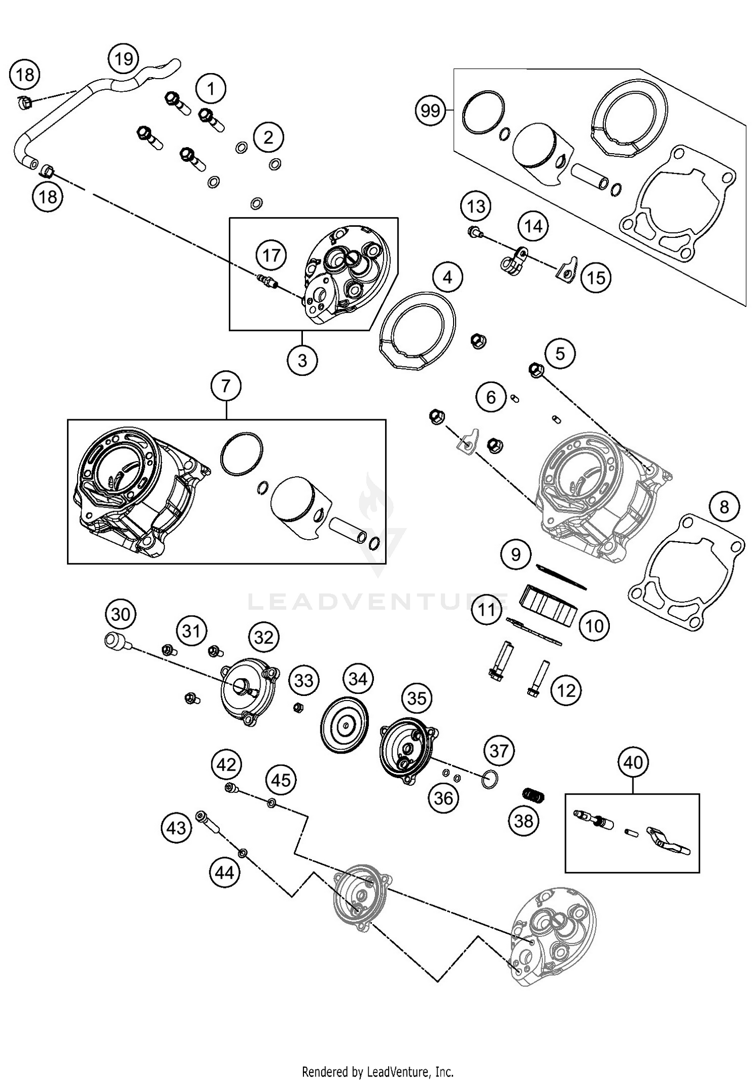 CYLINDER, CYLINDER HEAD