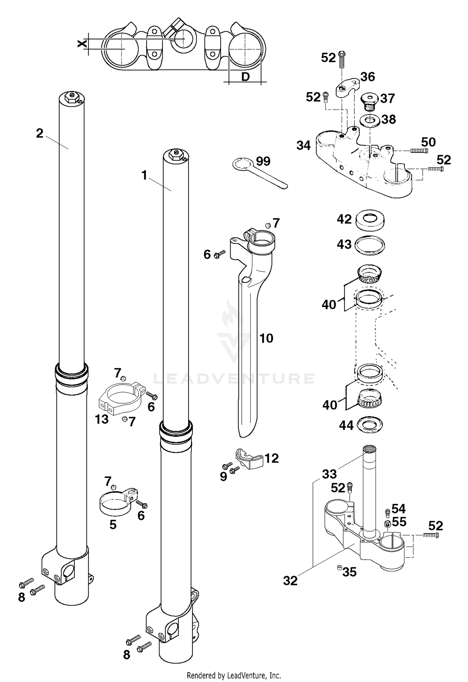 Front Fork WP Extreme