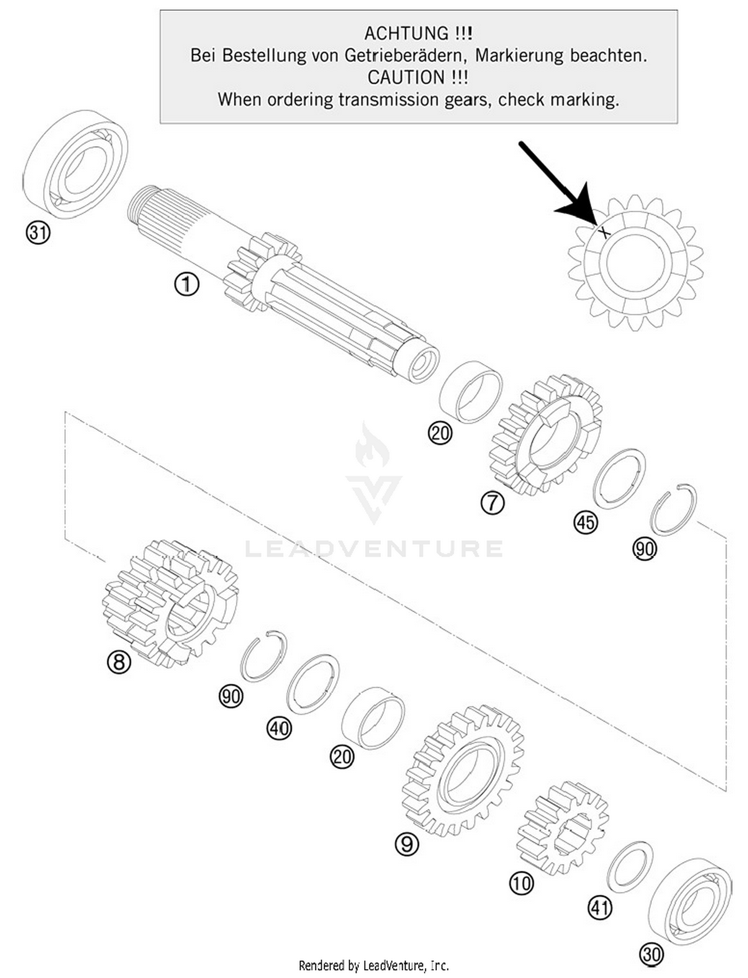 Transmission I - Main Shaft