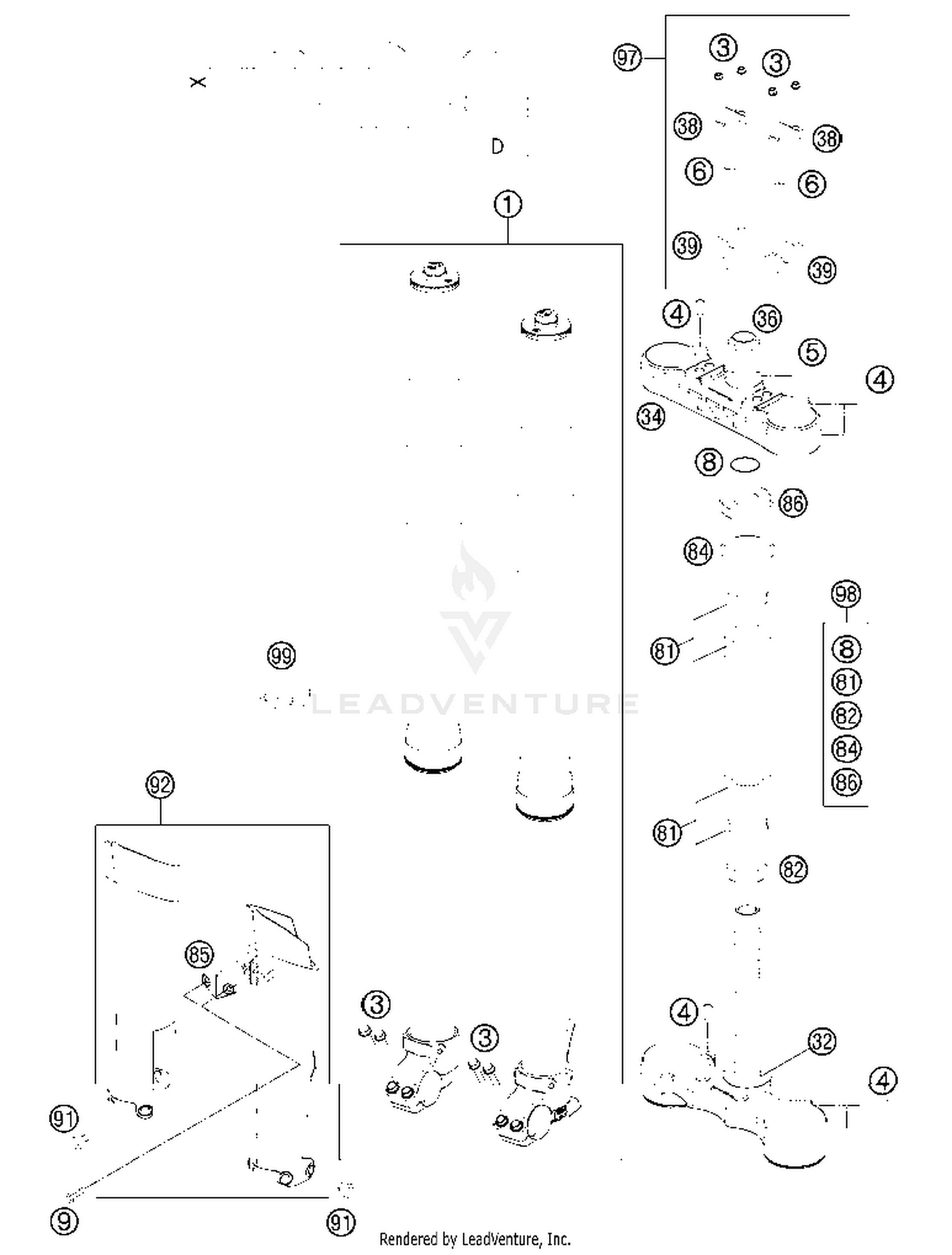 Front Fork, Triple Clamp