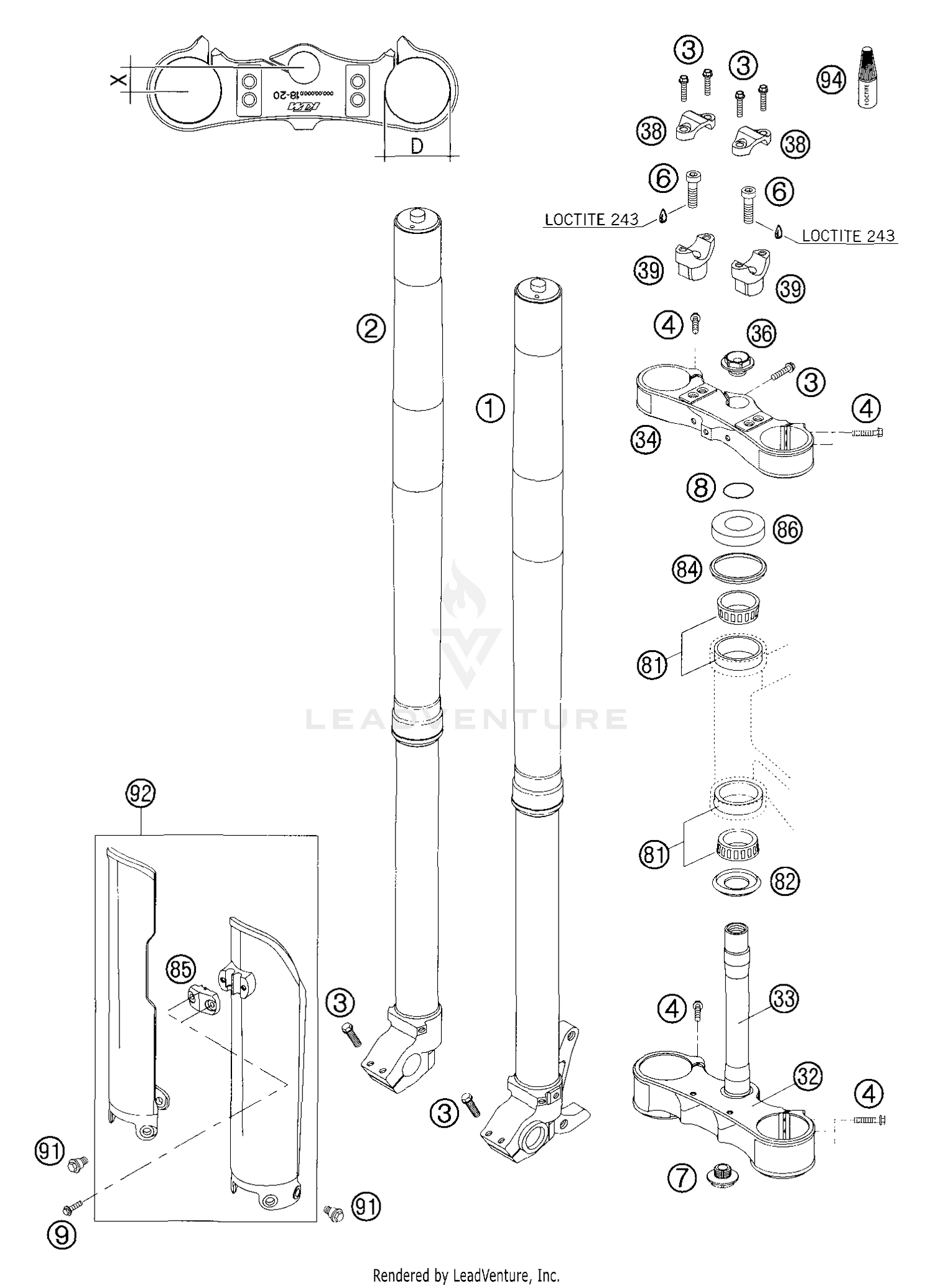 Front Fork WP USD 48