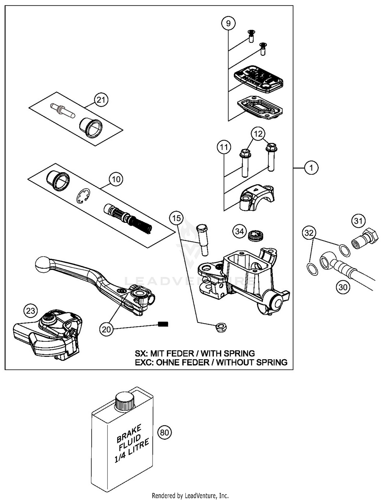 Hand Brake Cylinder