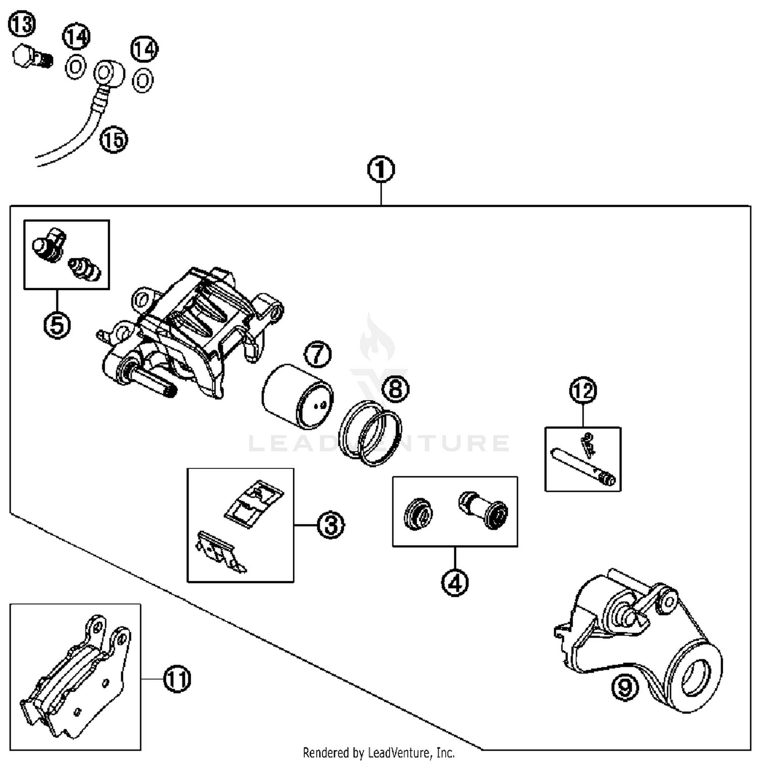 Brake Caliper Rear