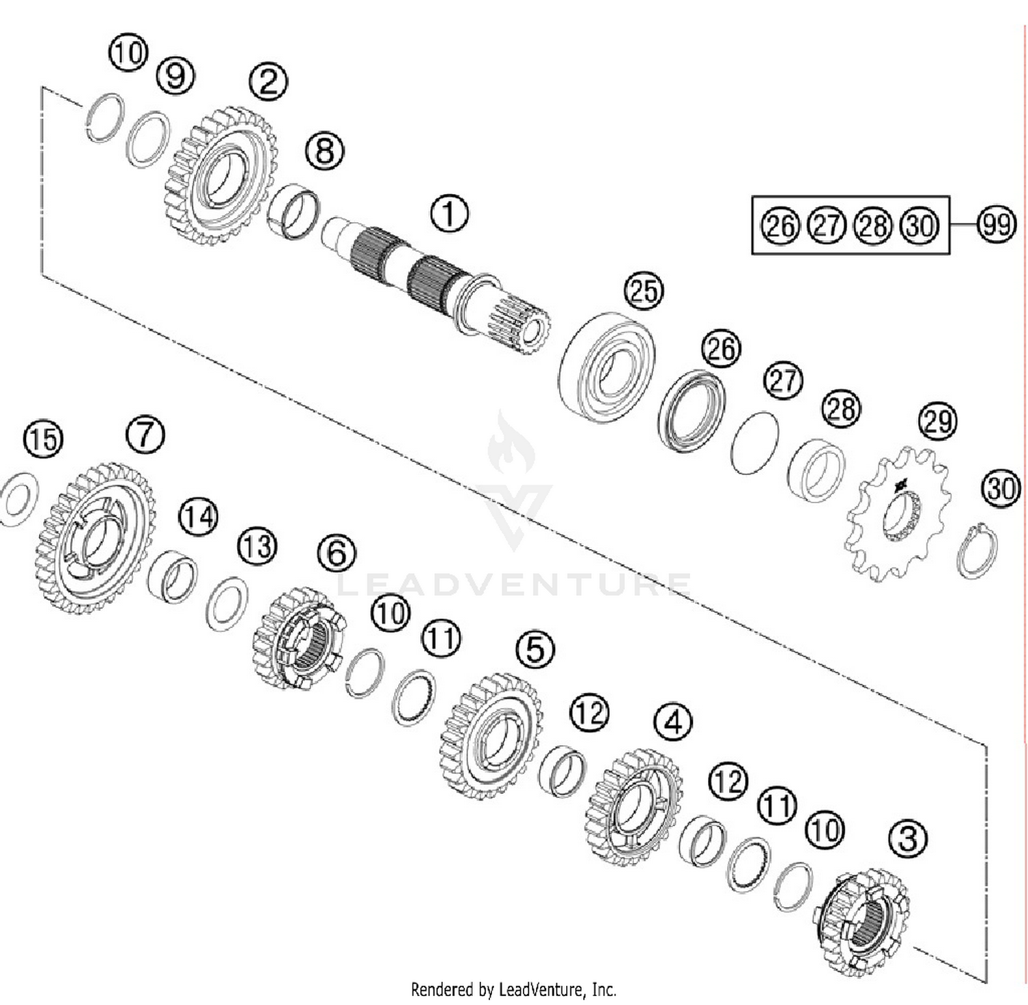 Transmission Il - Countershaft