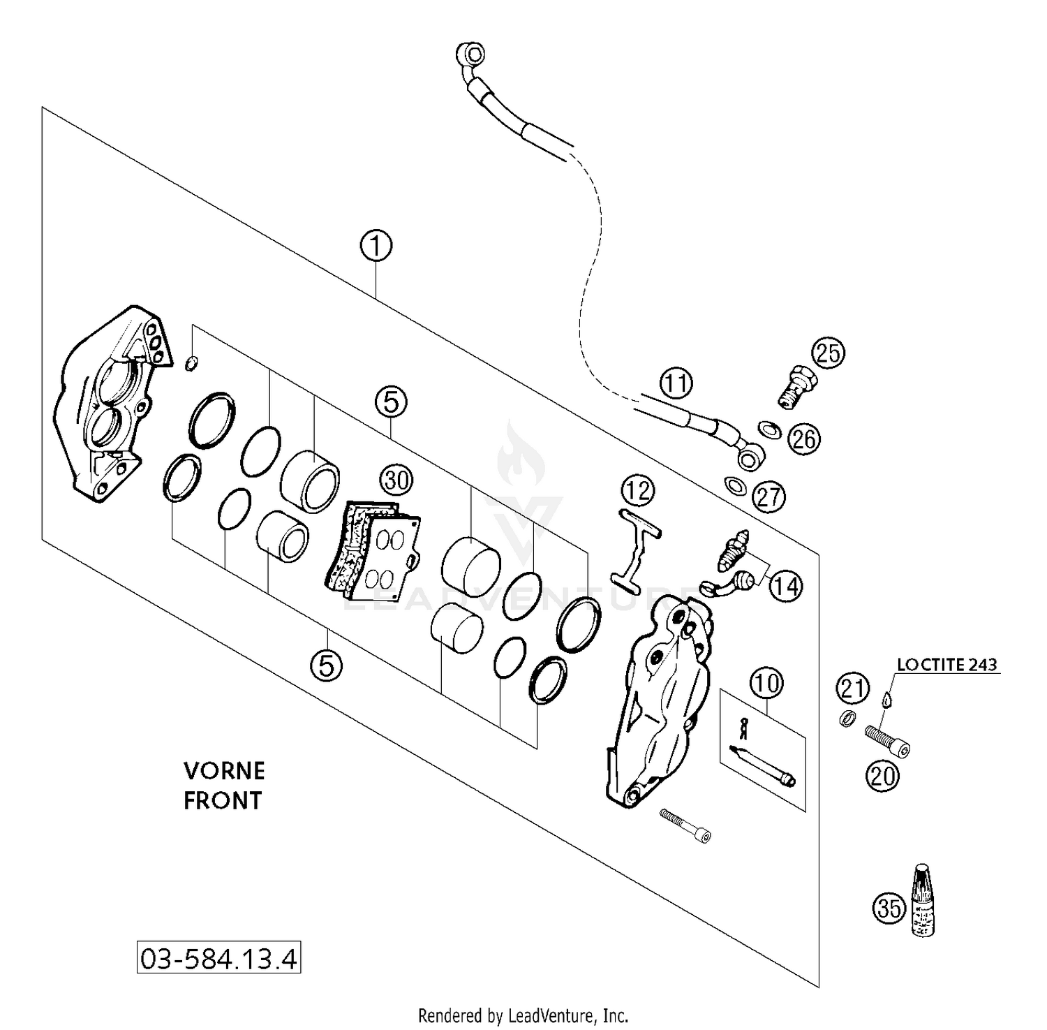 Brake Caliper Front