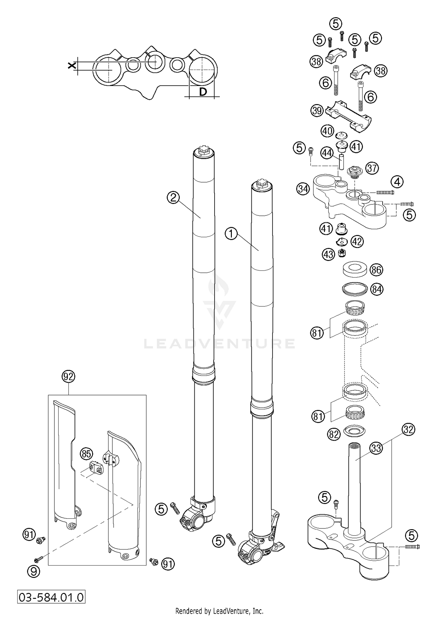 Front Fork WP USD 43