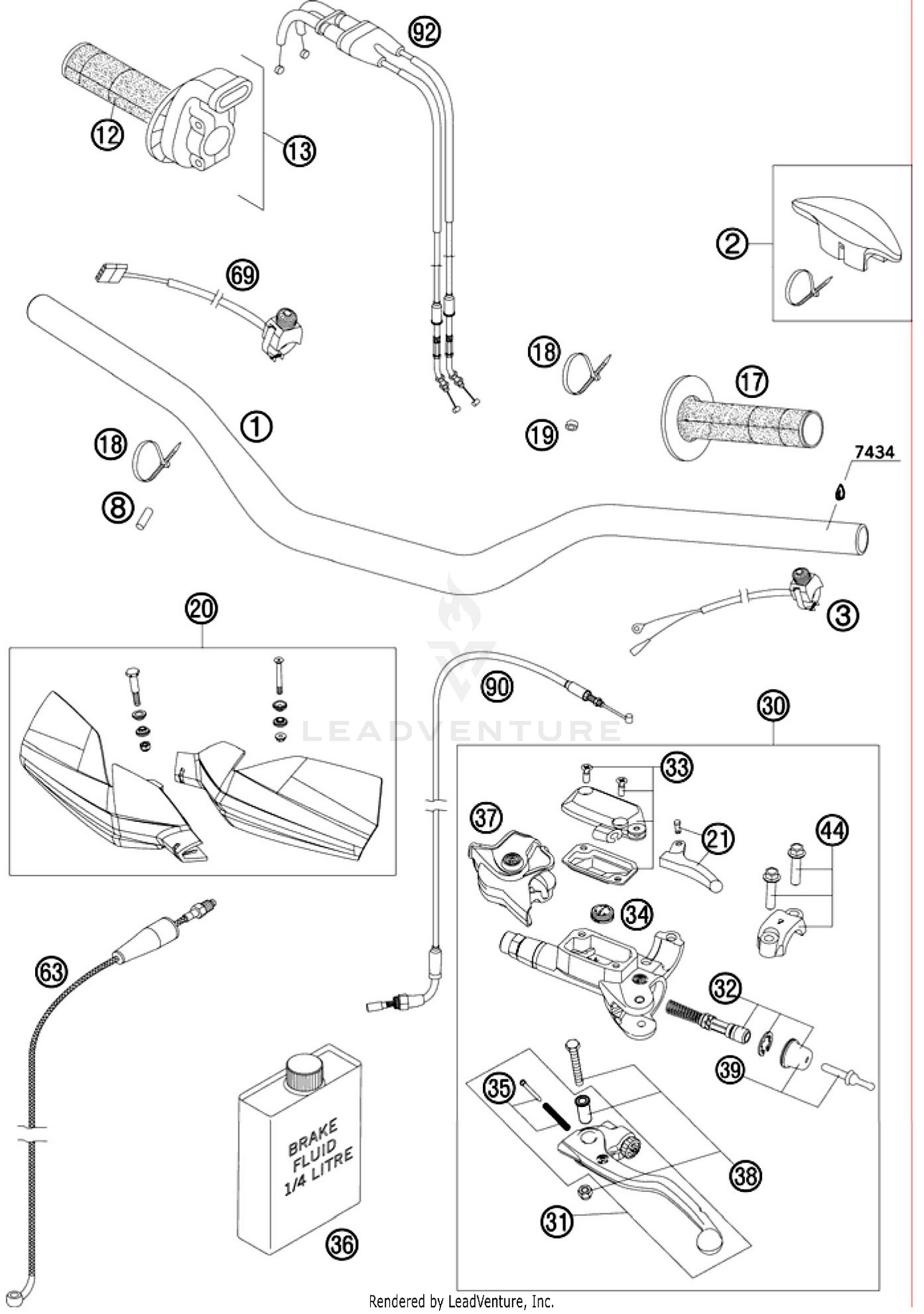 HANDLEBAR, CONTROLS