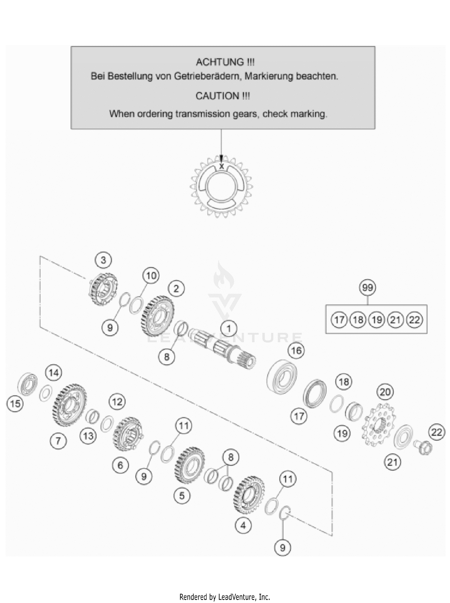 TRANSMISSION II - COUNTERSHAFT