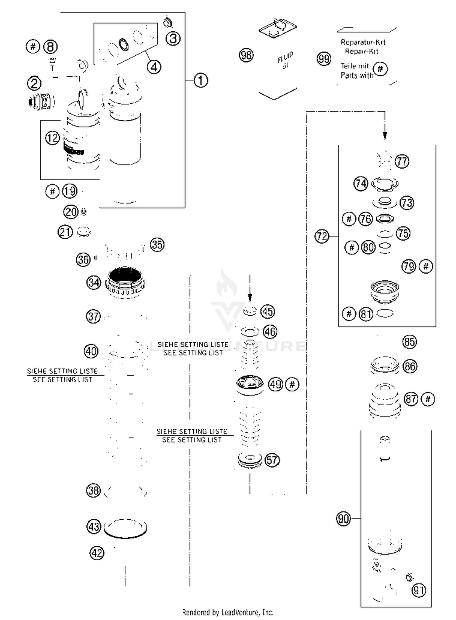 Shock Absorber Disassembled
