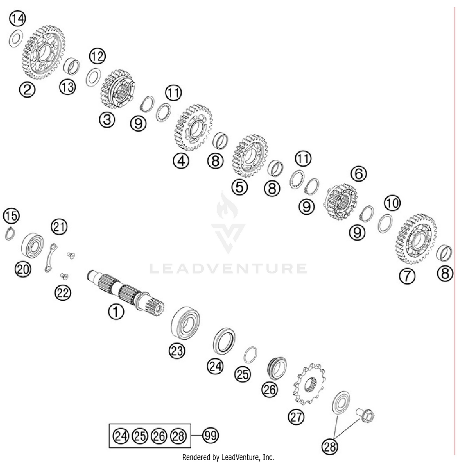 Transmission Il - Countershaft