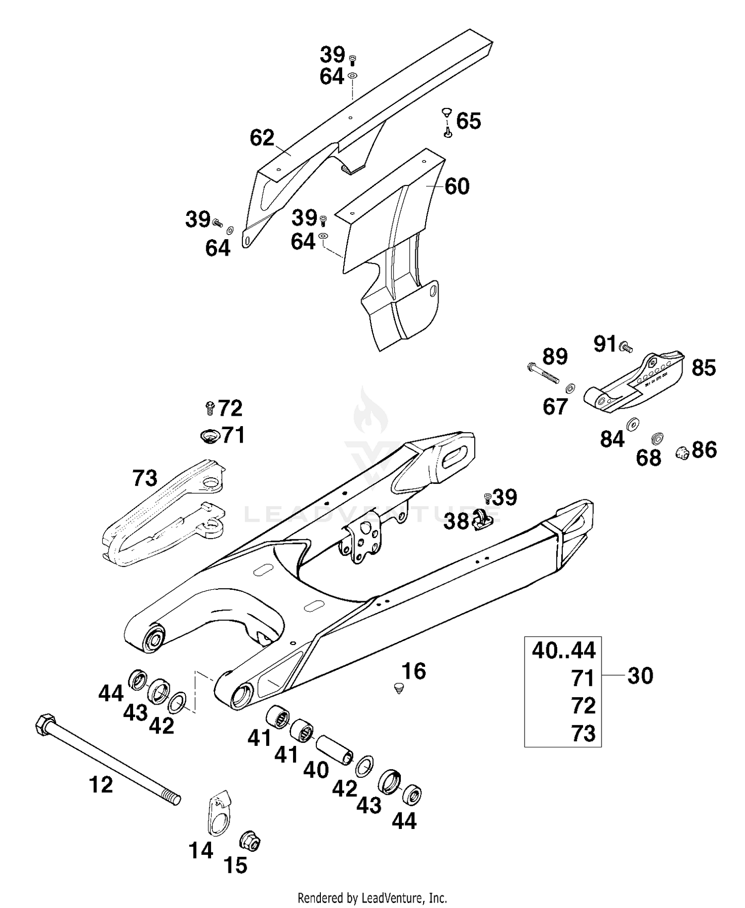 Swingarm, Chain Guard