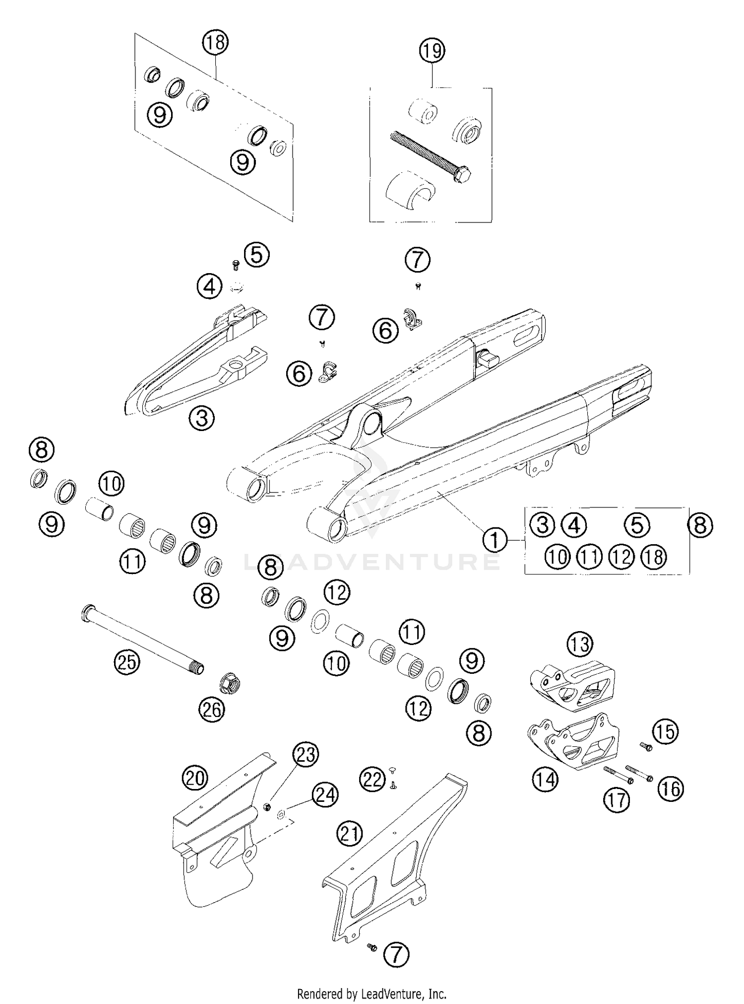 Swingarm, Chain Guard