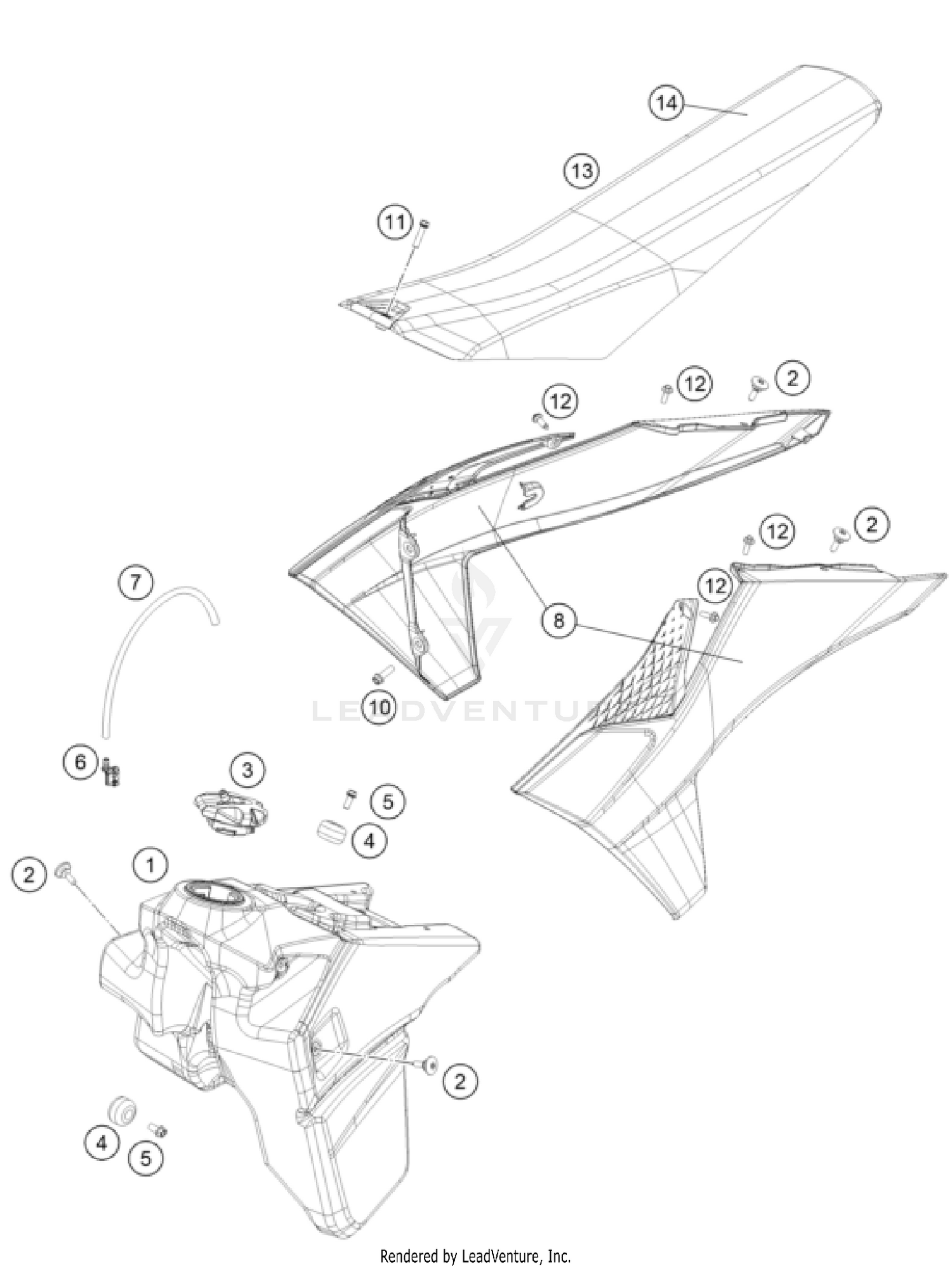 TANK, SEAT
