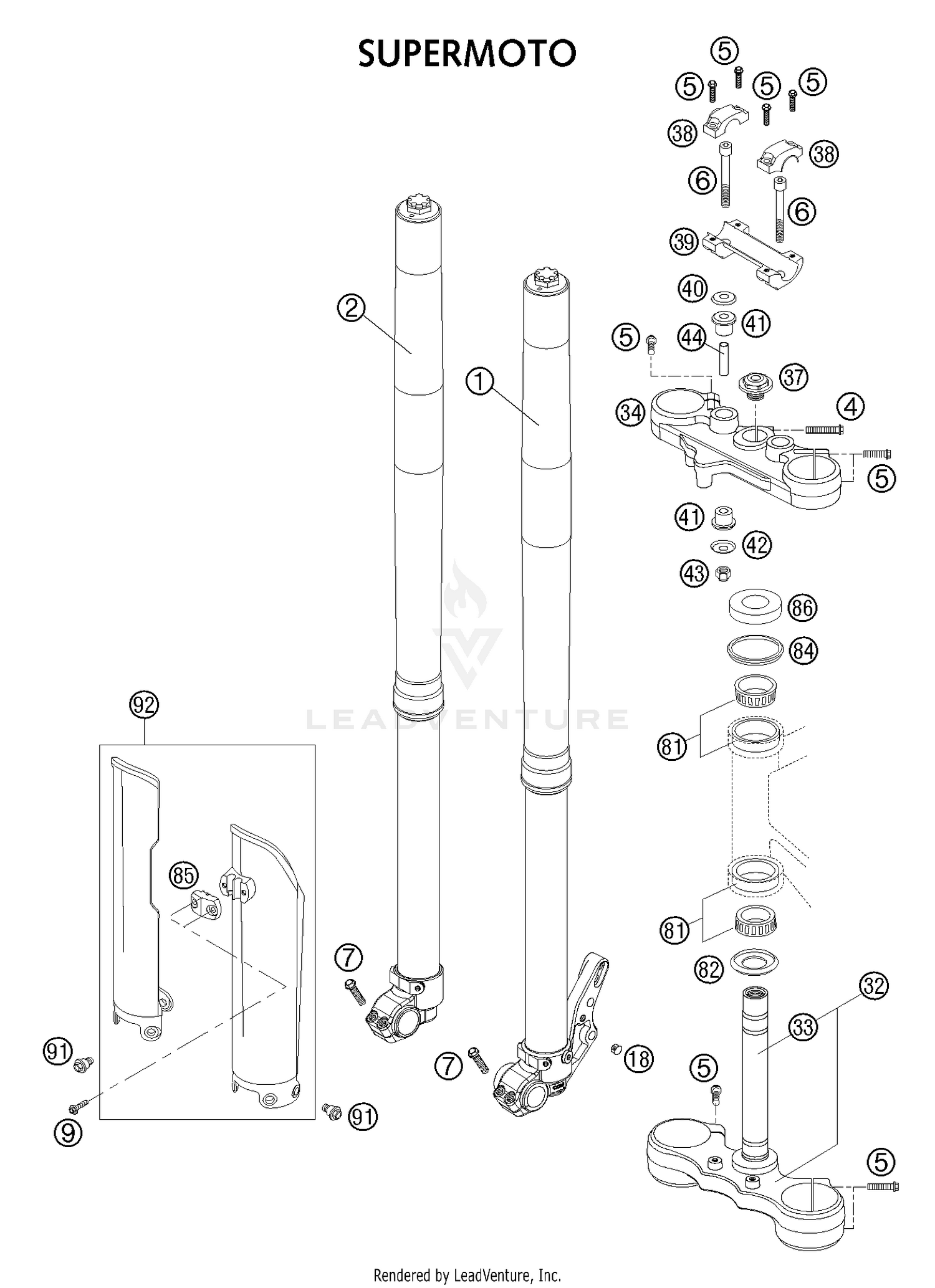 Front Fork WP USD 48