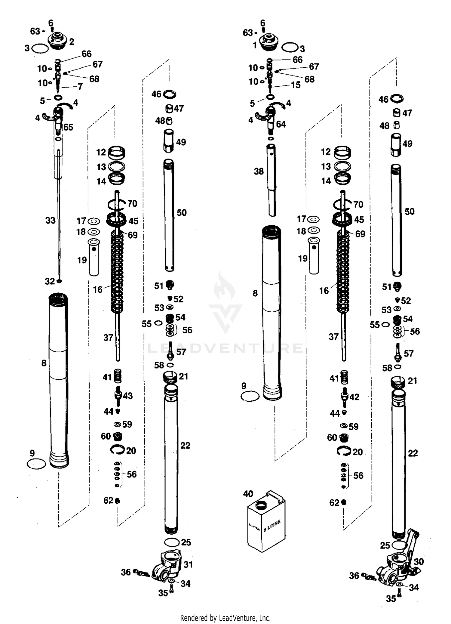 Fork Legs WP USD 43