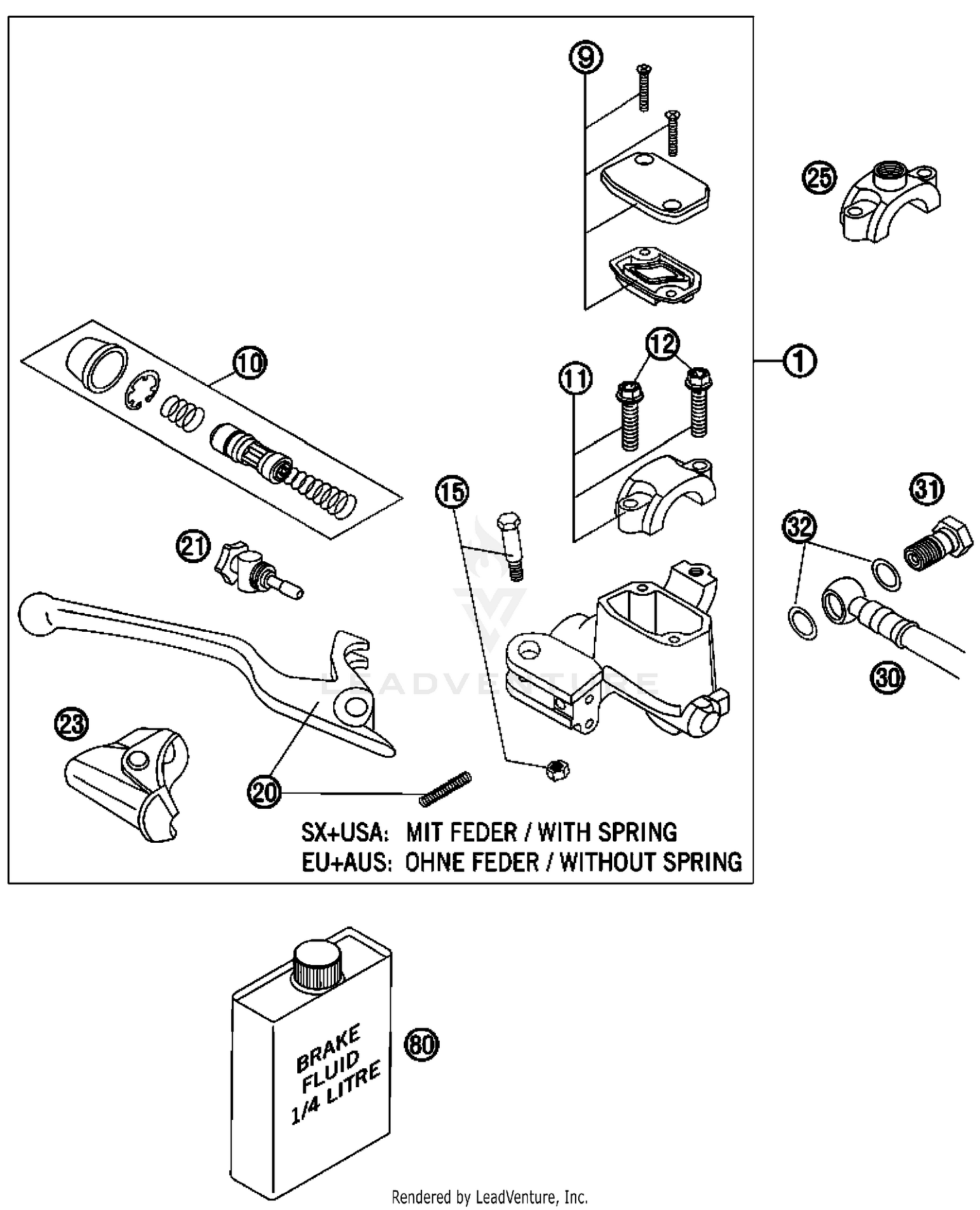 Hand Brake Cylinder