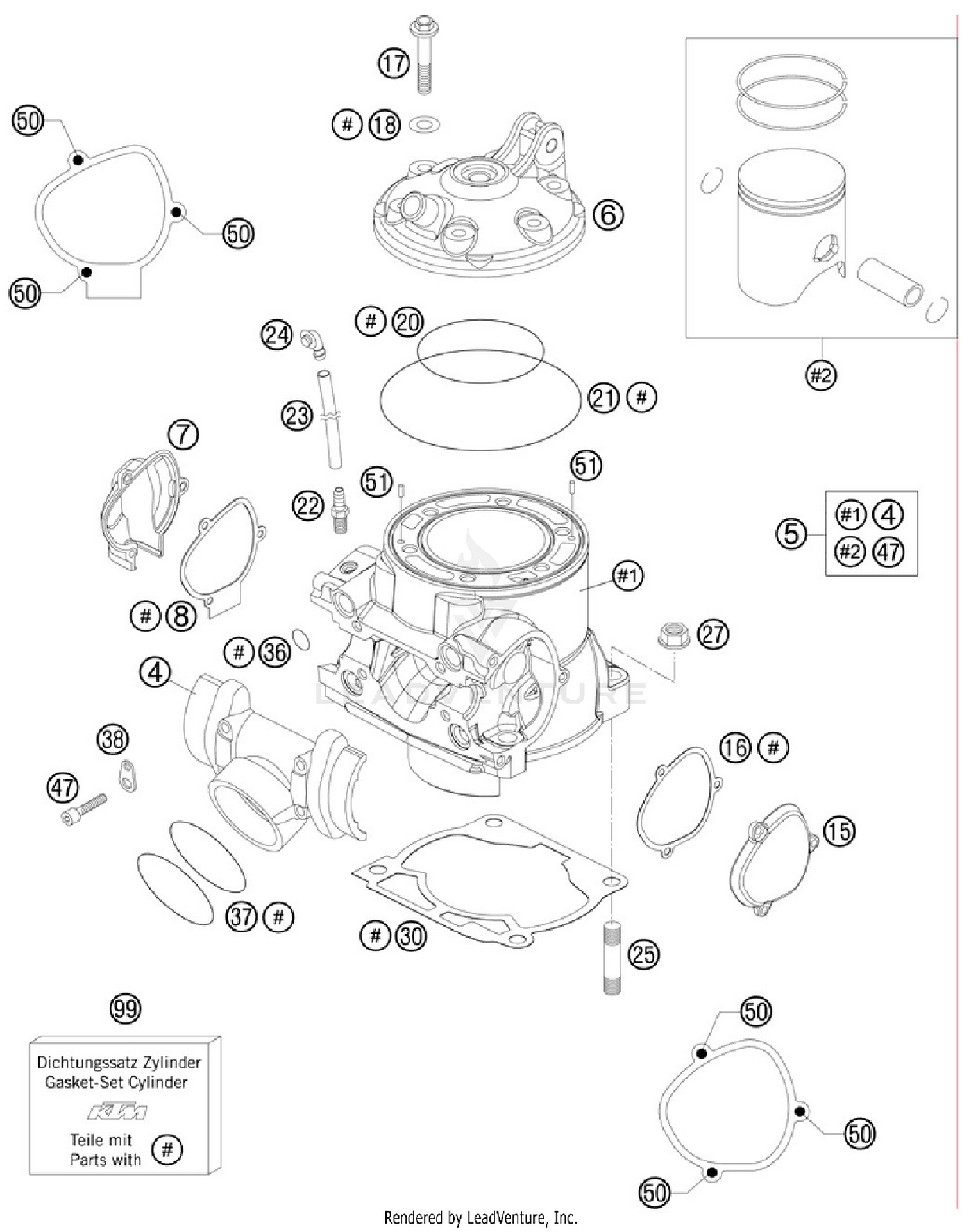 Cylinder, Cylinder Head