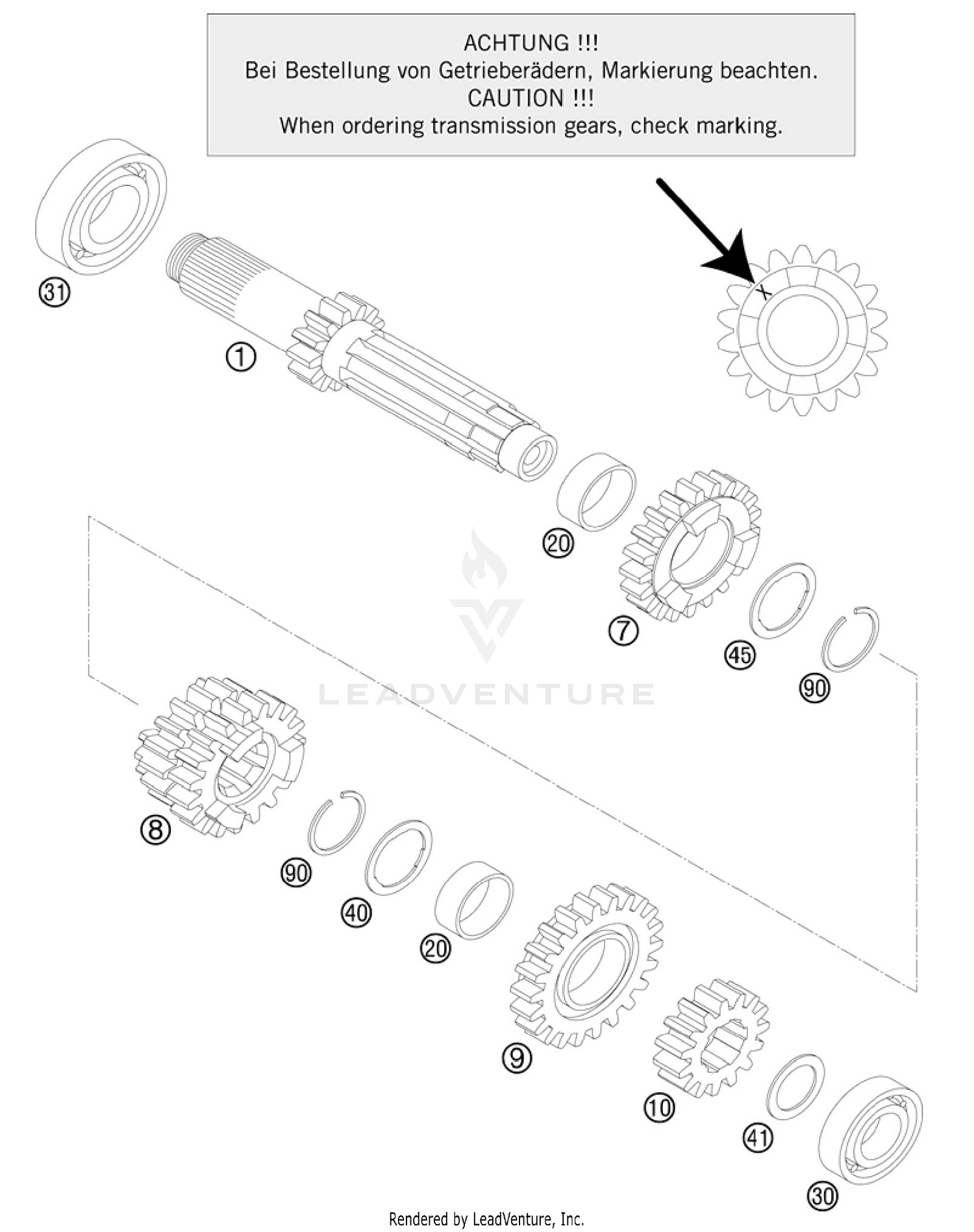 Transmission I - Main Shaft